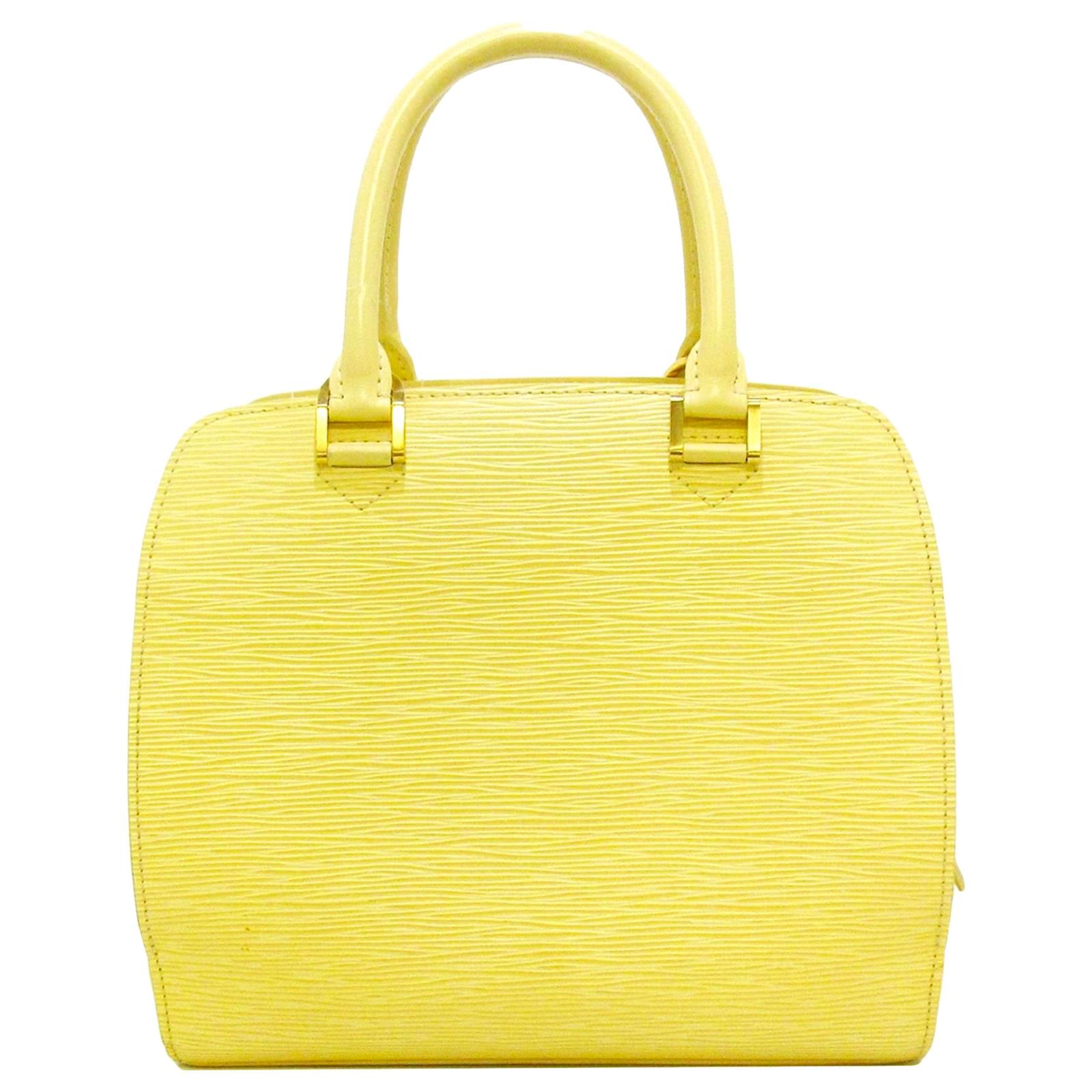 Louis Vuitton Tassil Yellow Epi Leather Pont Neuf Bag - Yoogi's Closet