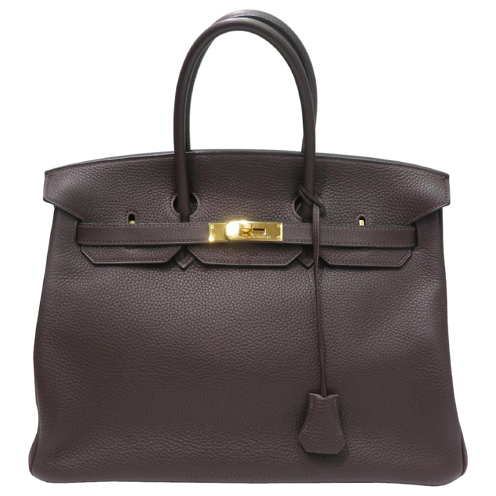 Hermès Birkin 35 Brown Leather ref 685541 Joli Closet