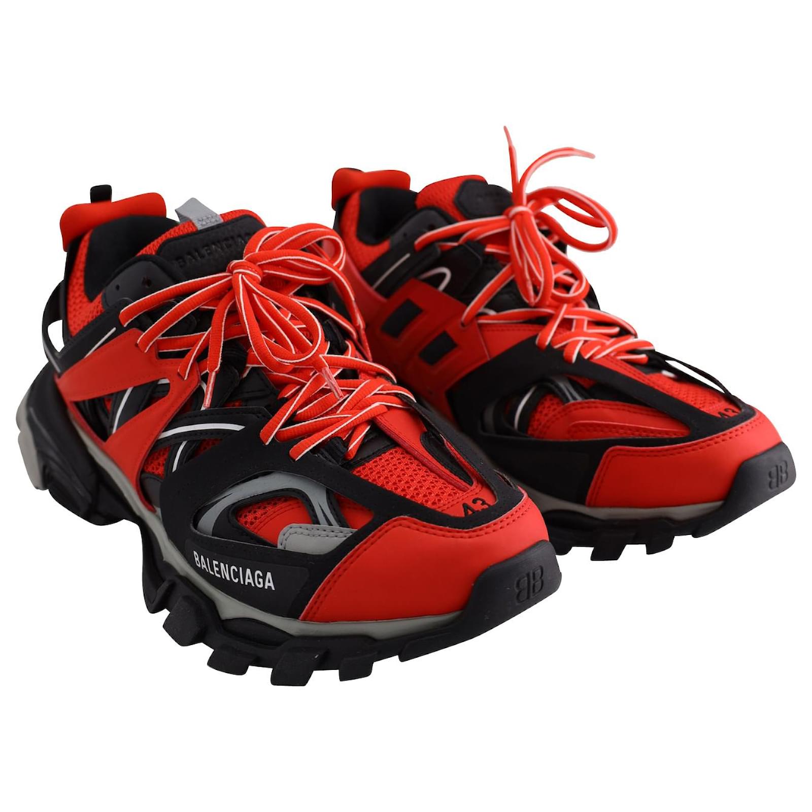 Balenciaga 'Track' Sneakers - Red - ShopStyle