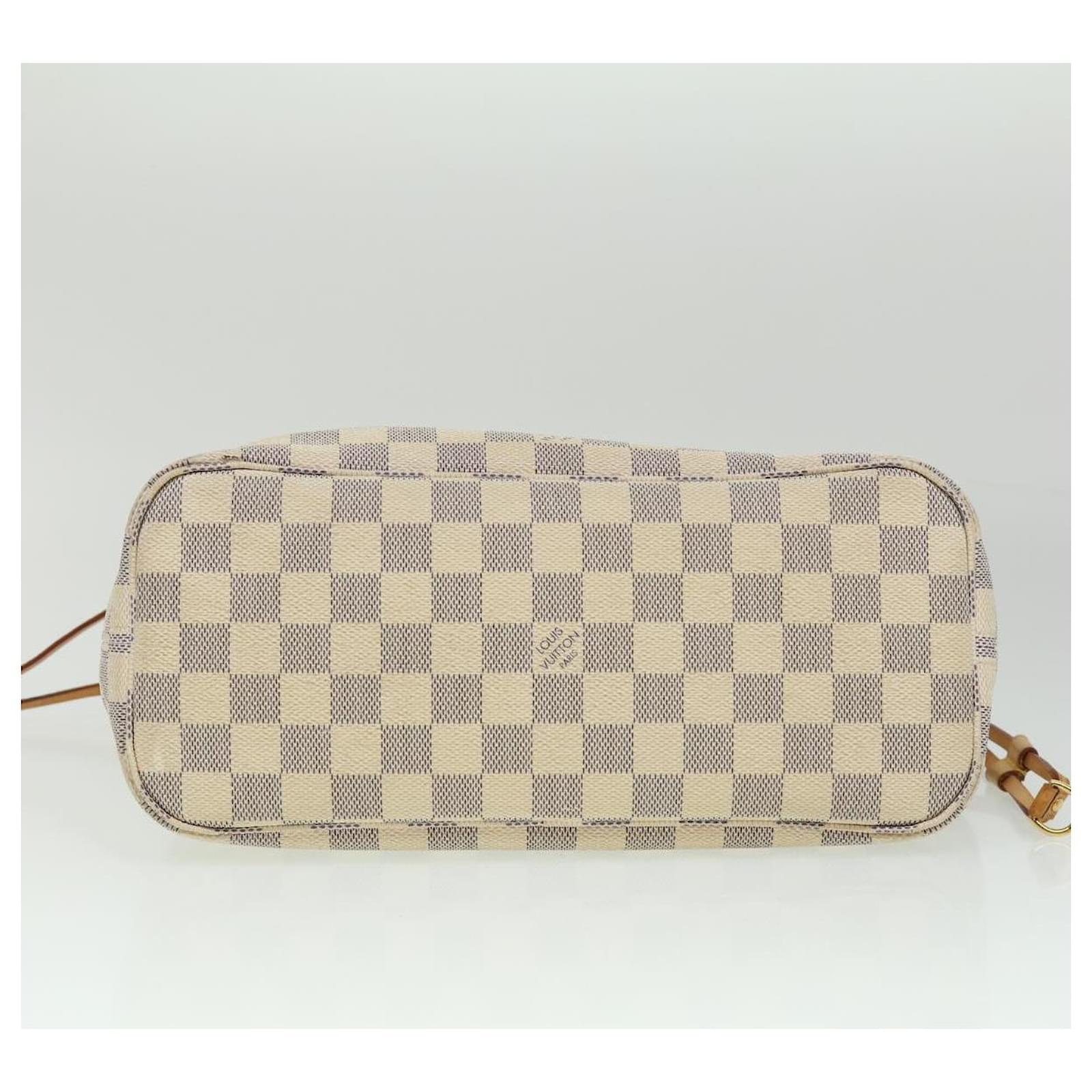 LOUIS VUITTON Damier Azur Neverfull PM Tote Bag N51110 LV Auth yk5167  ref.685954 - Joli Closet