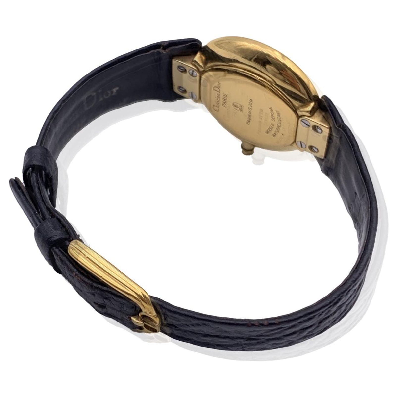 Christian Dior Vintage 46 15 03 Bagheera Black Moon Watch  display picture 2