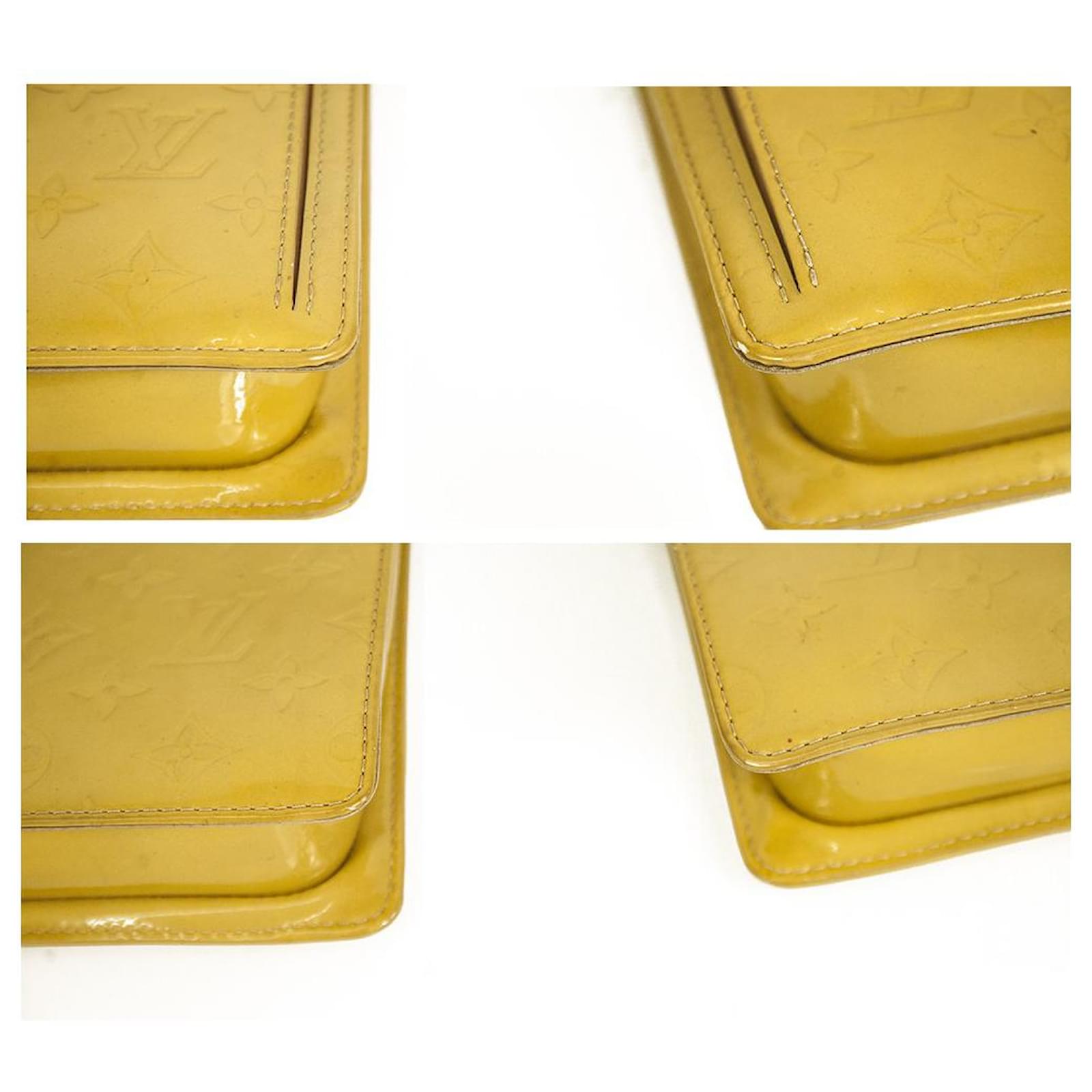 Louis Vuitton Monogram Vernis Mott Bag - Yellow Shoulder Bags, Handbags -  LOU802847