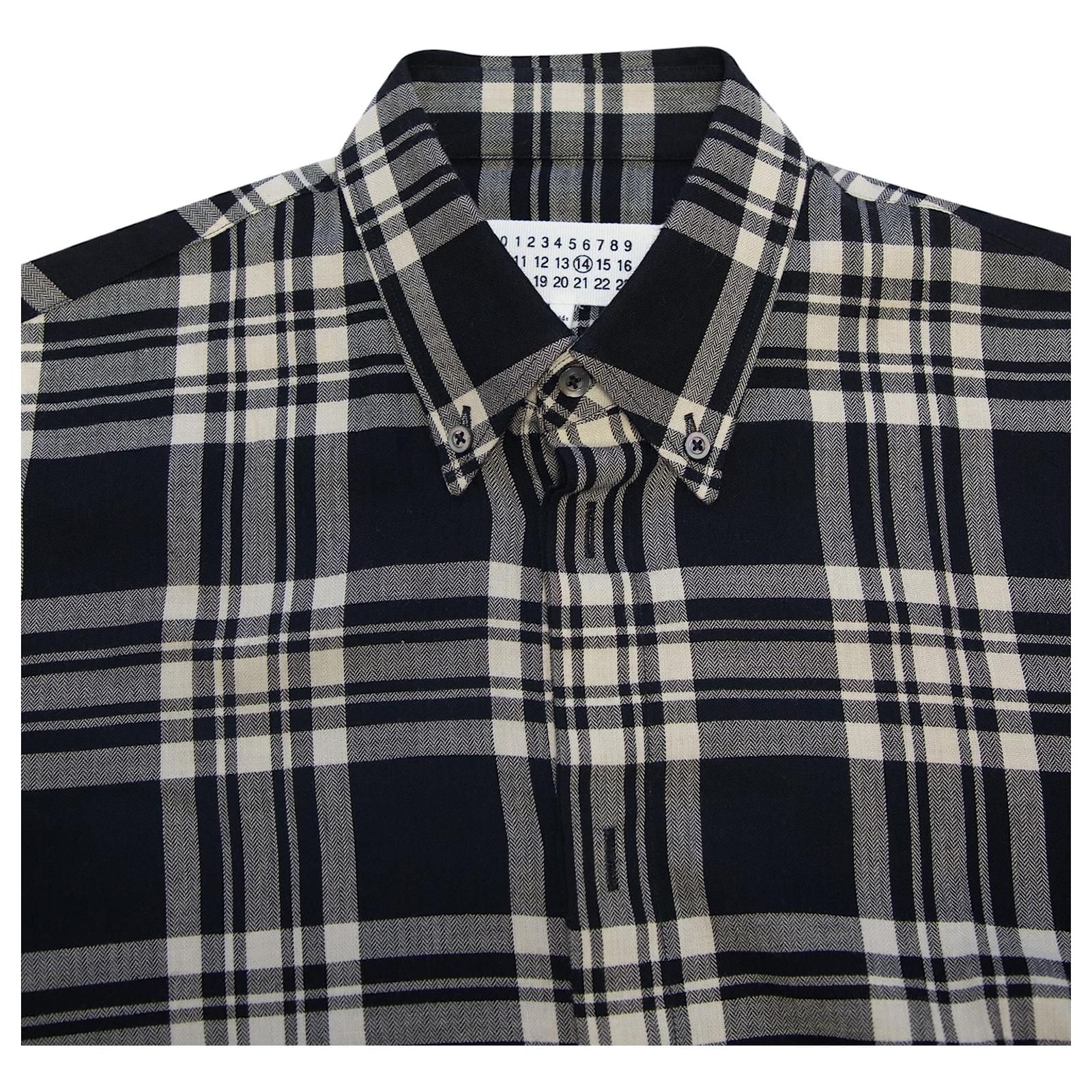 Maison Martin Margiela check shirt メゾンマルタンマルジェラ