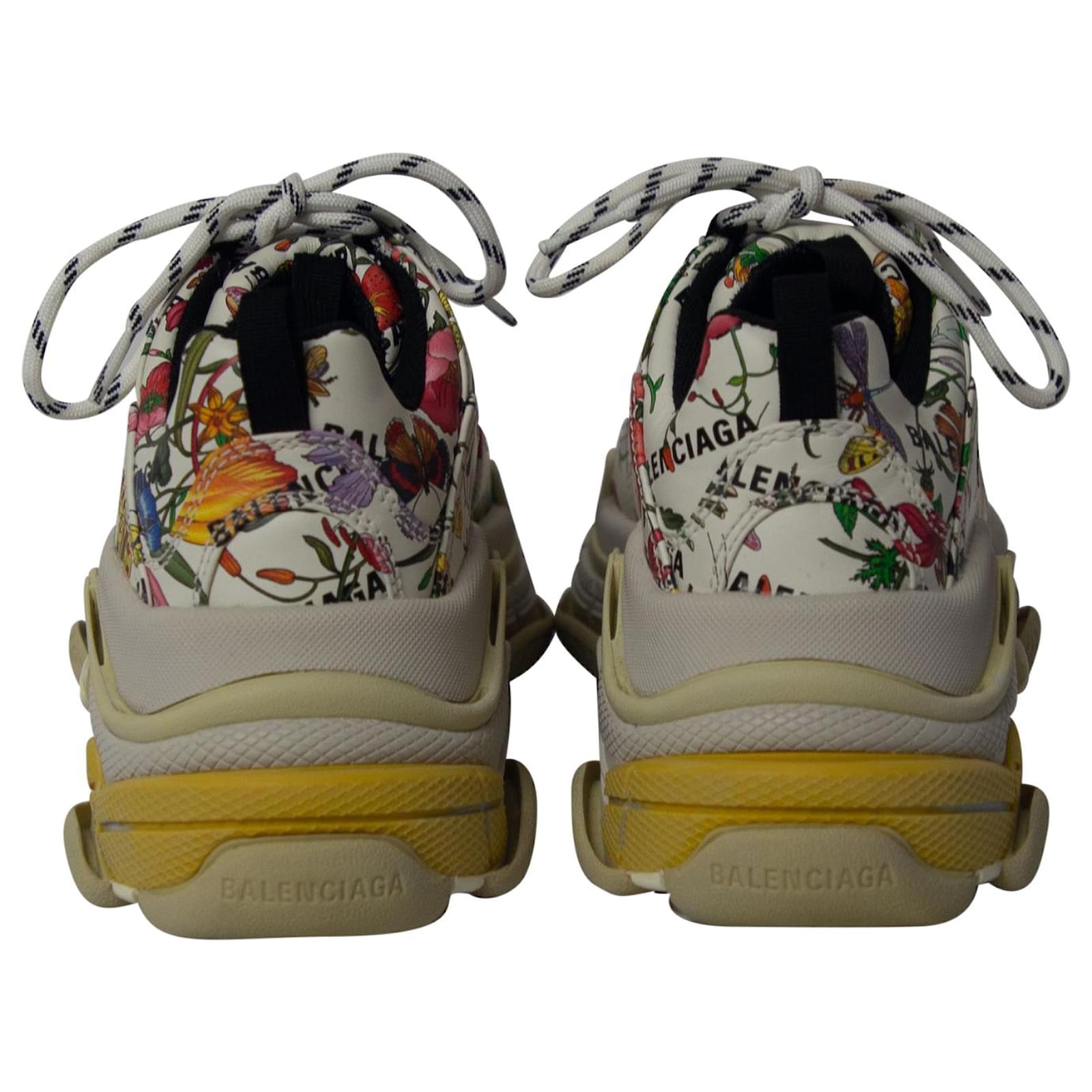 Gucci x Balenciaga The Hacker Project Triple S Sneakers in Floral