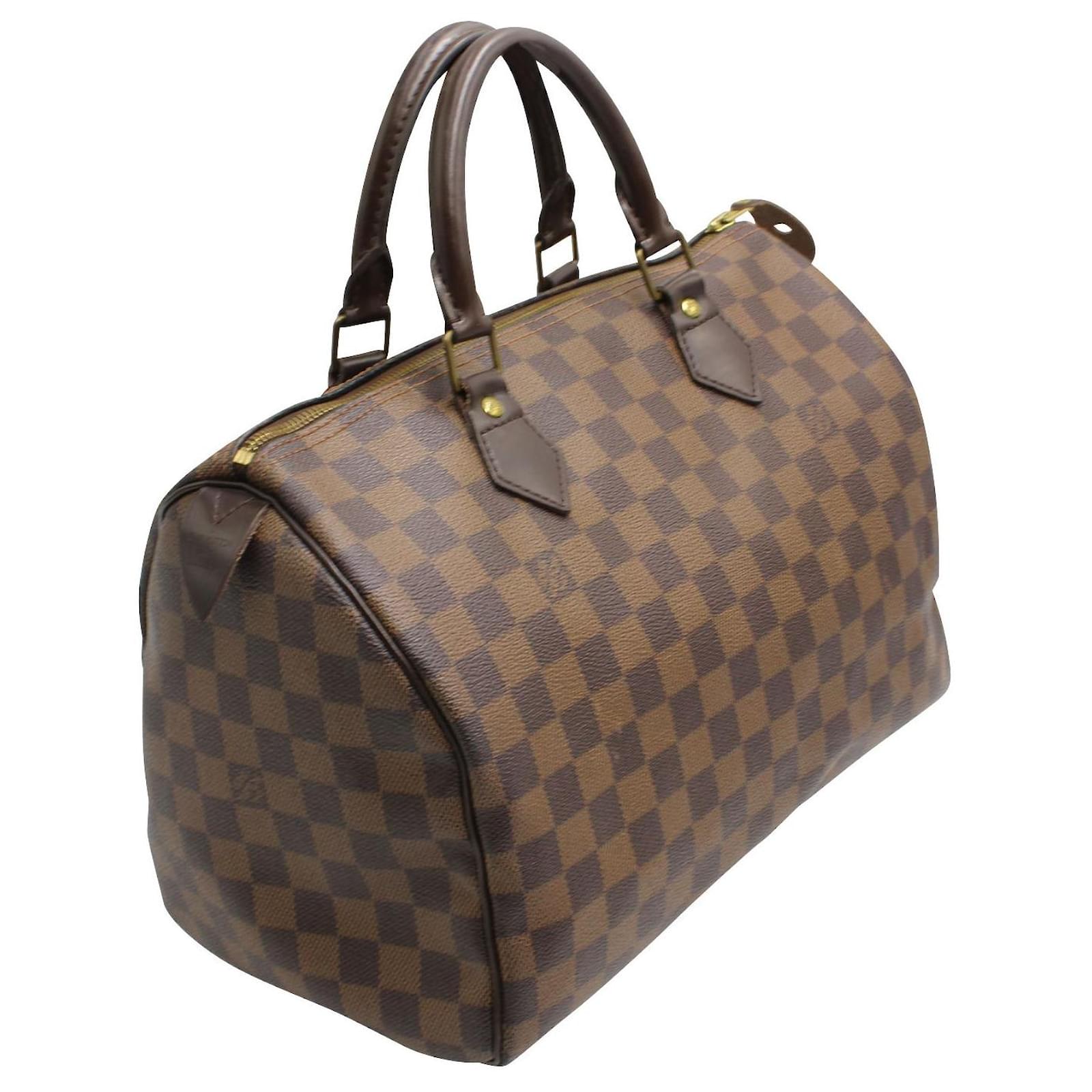 Louis Vuitton Speedy 30 in damier ebene Brown ref.686993 - Joli Closet