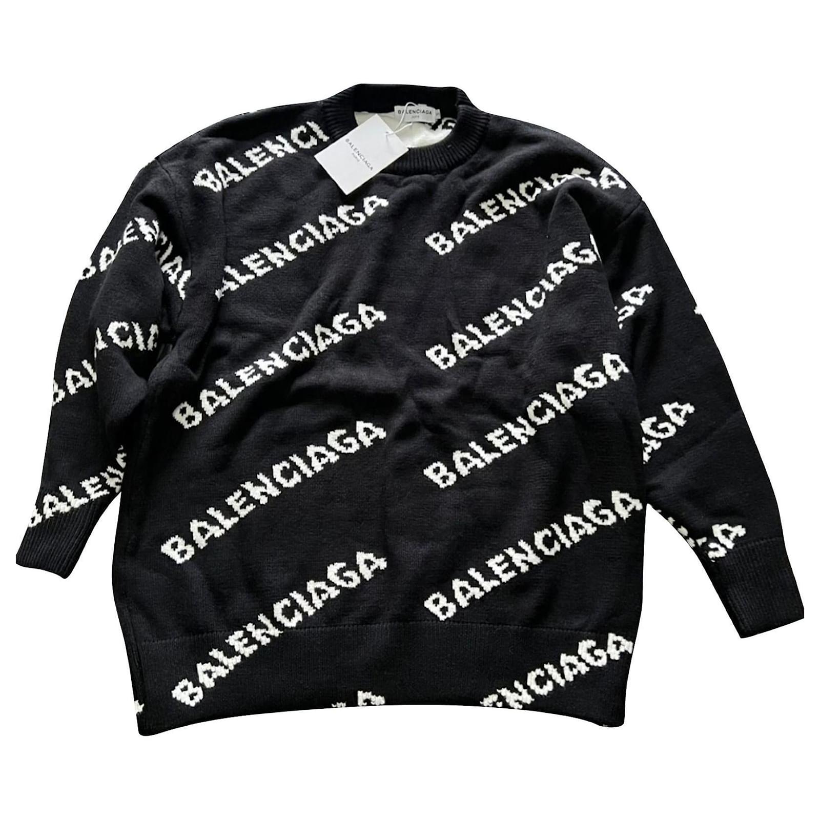 Balenciaga Knitwear Black Wool ref.687408 - Joli Closet