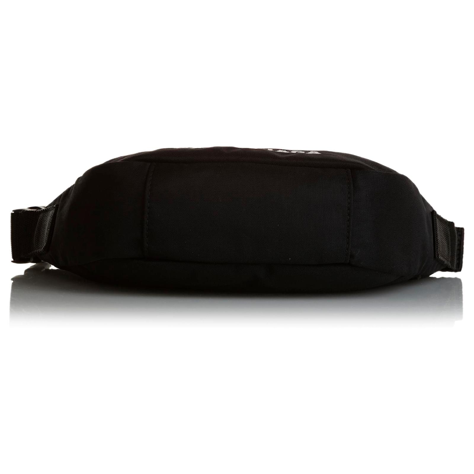 Balenciaga Black Wheel Logo Sling Nylon Cloth ref.790716 - Joli Closet
