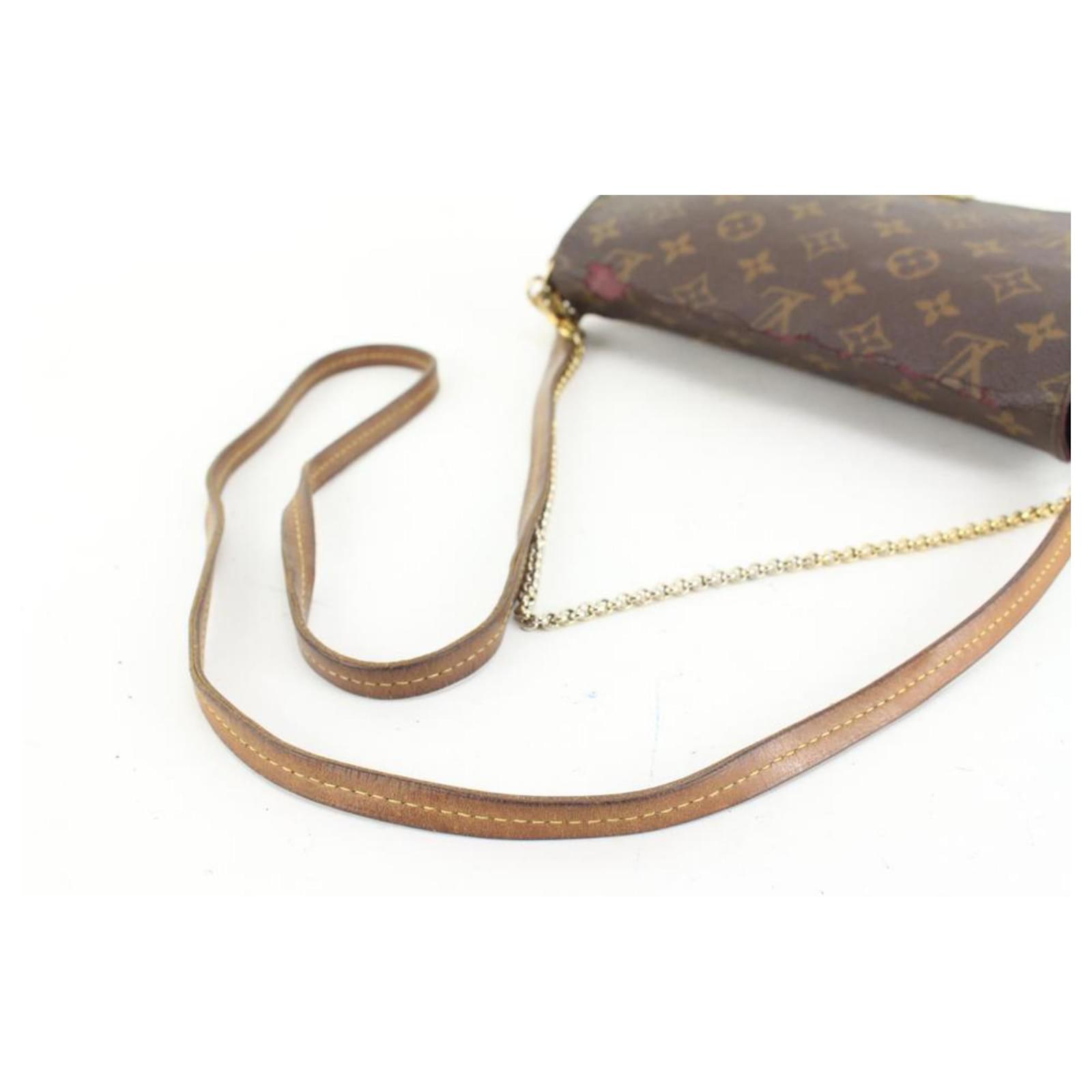 Louis Vuitton Monogram Favorite MM 2way Crossbody Flap Bag Leather  ref.688233 - Joli Closet