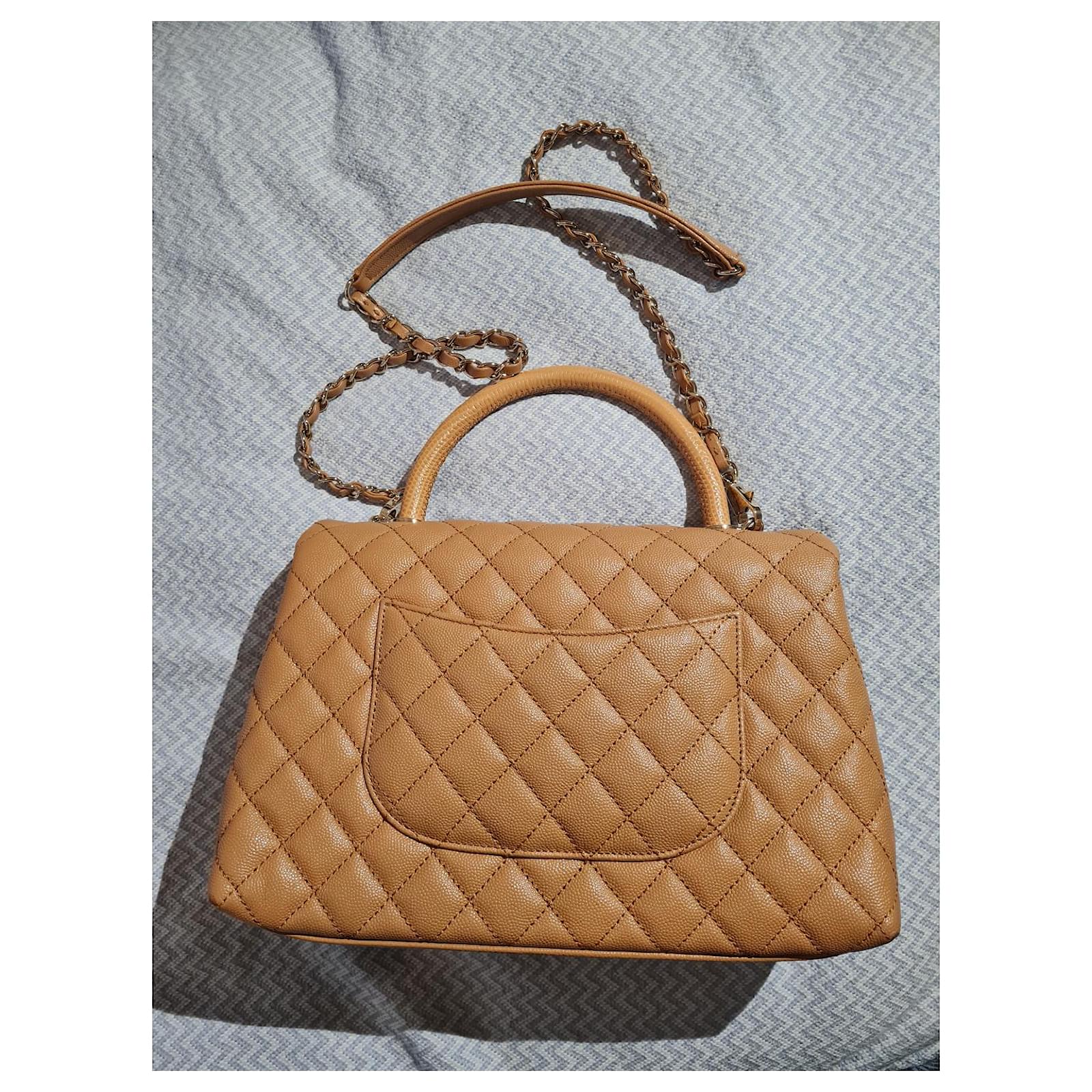 chanel quilted fabric bag