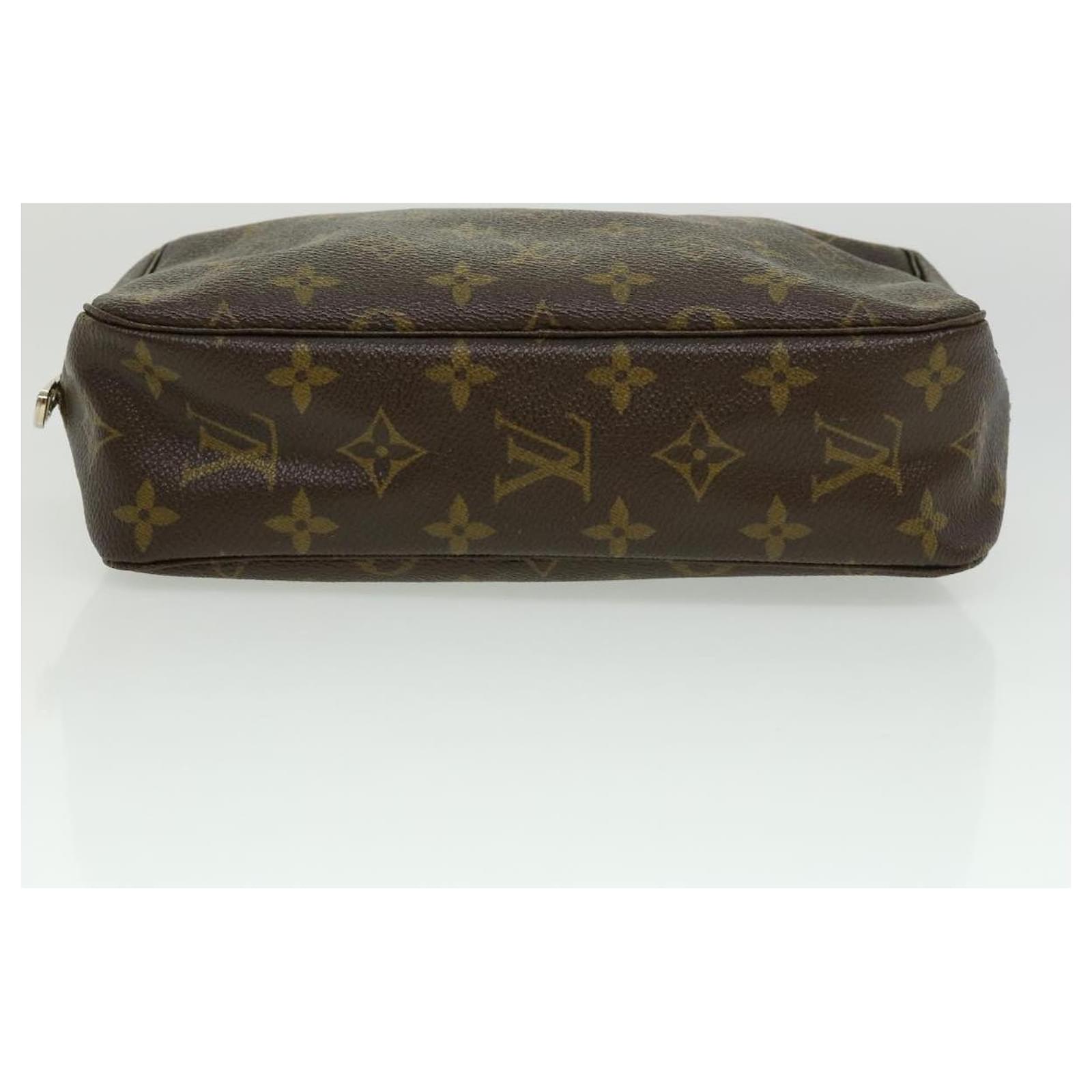 Authenticated used Louis Vuitton Monogram Pochette Toilette 15 M47546 Clutch Bag Ladies, Adult Unisex, Size: (HxWxD): 10cm x 17cm x 2cm / 3.93'' x
