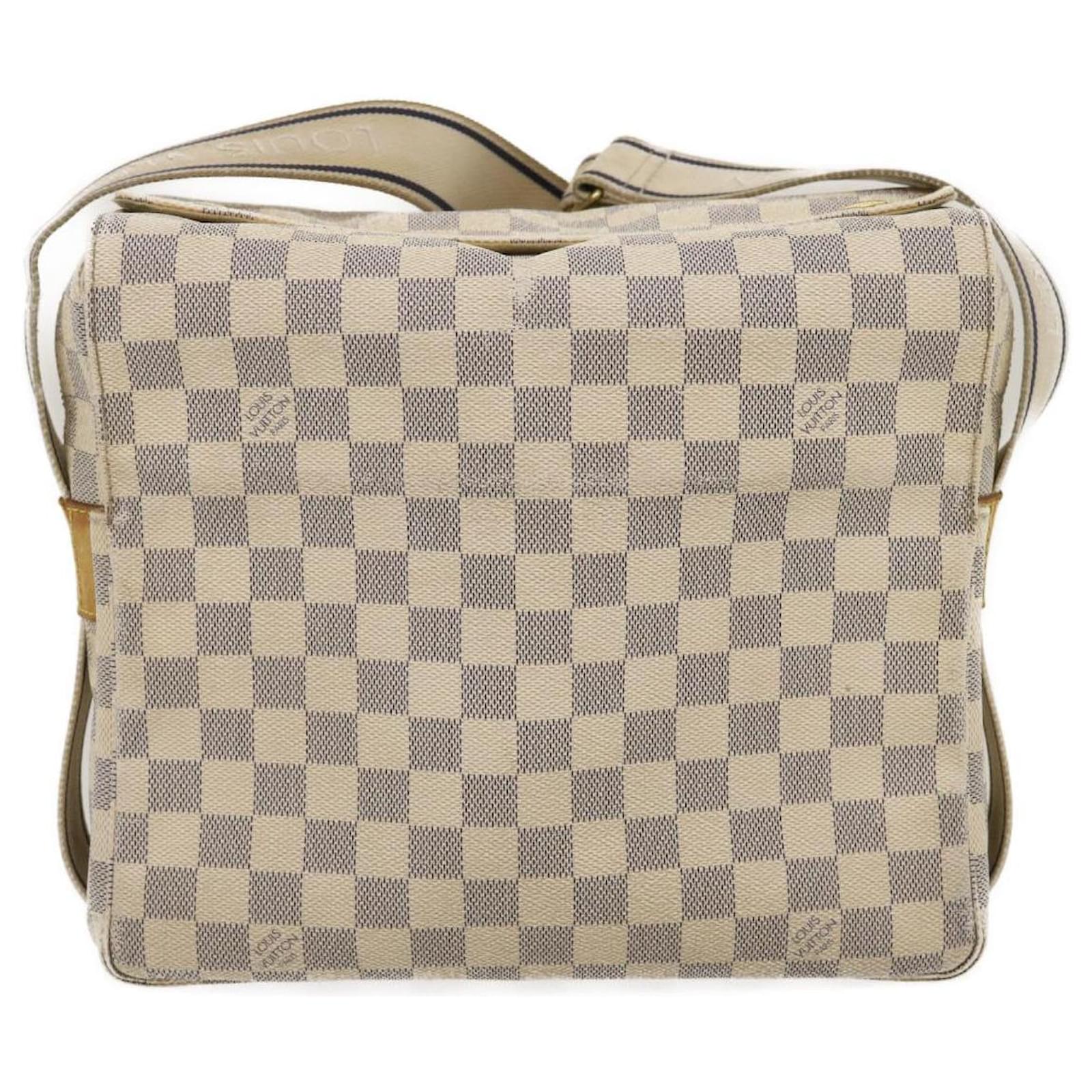 LOUIS VUITTON Damier Azur Naviglio Shoulder Bag N51189 LV Auth yk4309  ref.690125 - Joli Closet