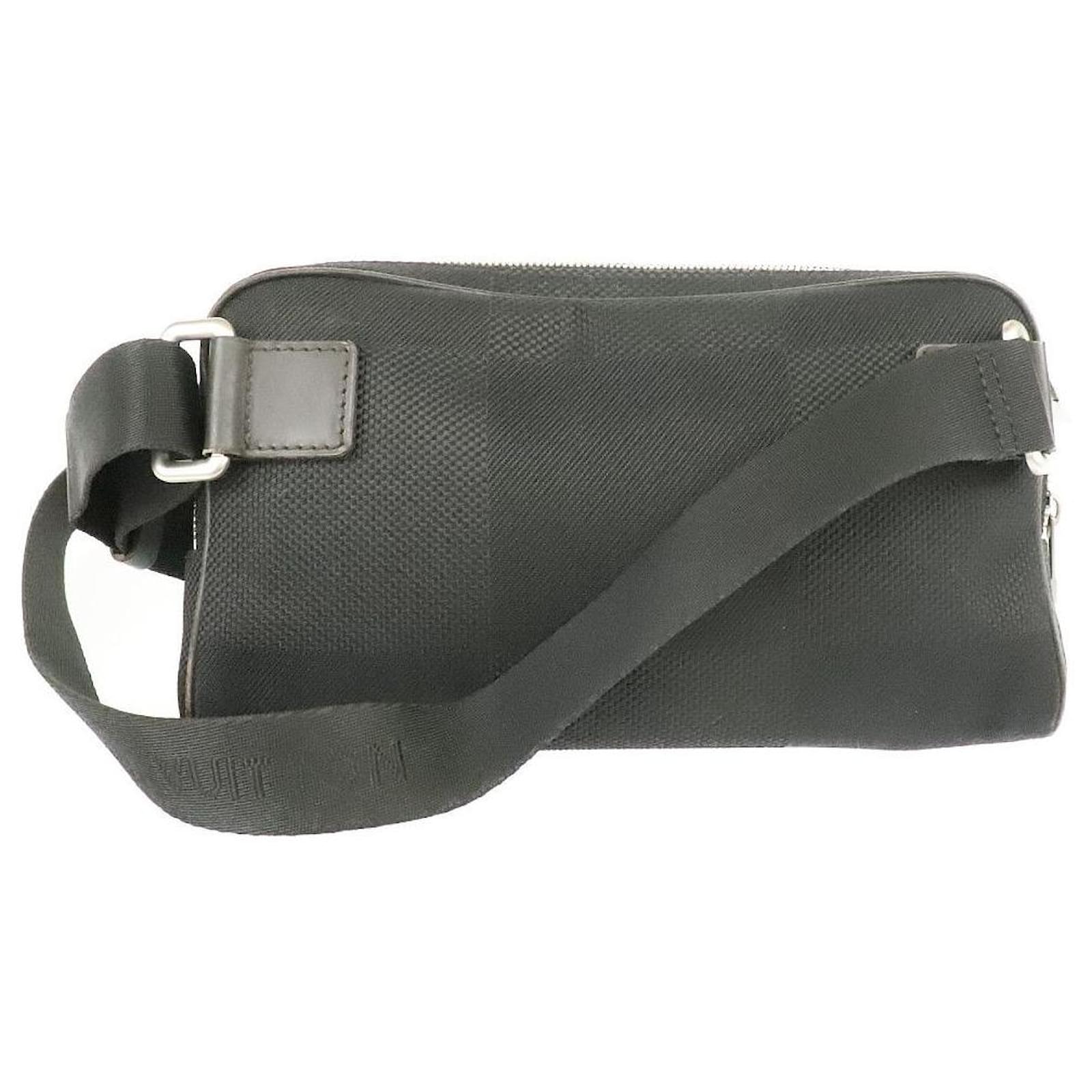 LOUIS VUITTON Waist Bag Black Cloth ref.690354 Joli Closet