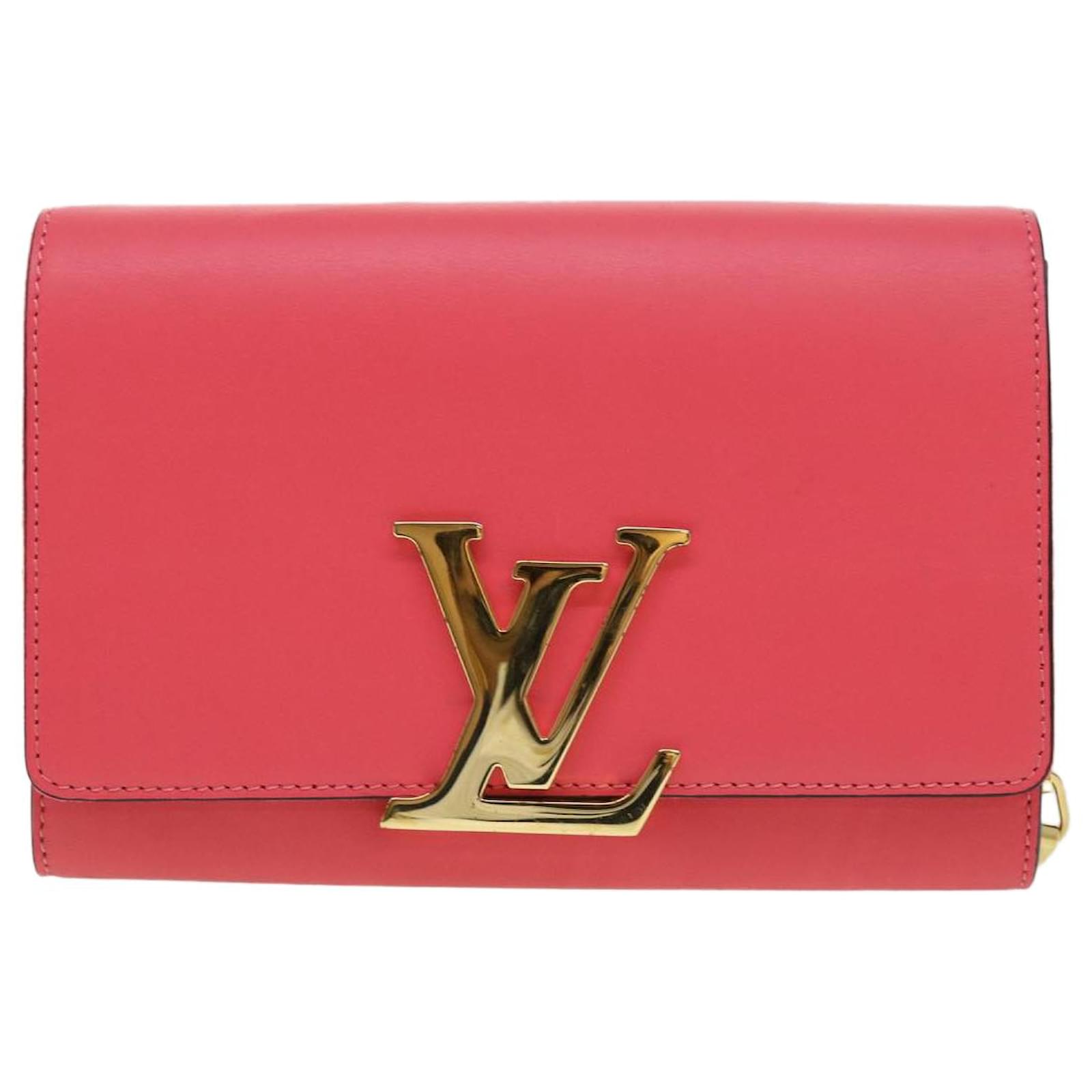 LOUIS VUITTON Pochette Louise GM Shoulder Bag Leather Pink LV Auth bs2485a  ref.690417 - Joli Closet