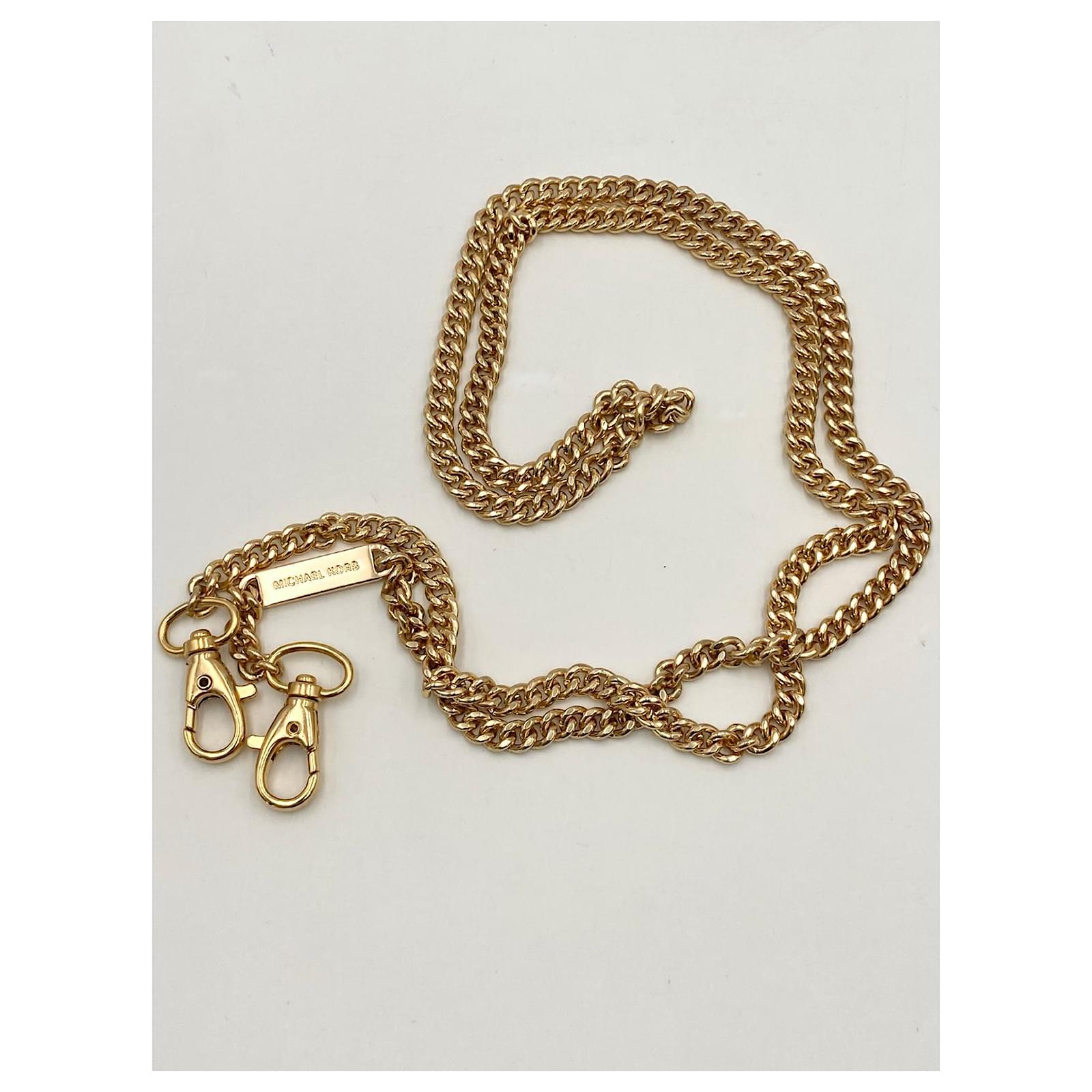 Other jewelry removable michael kors golden chain shoulder strap Metal   - Joli Closet