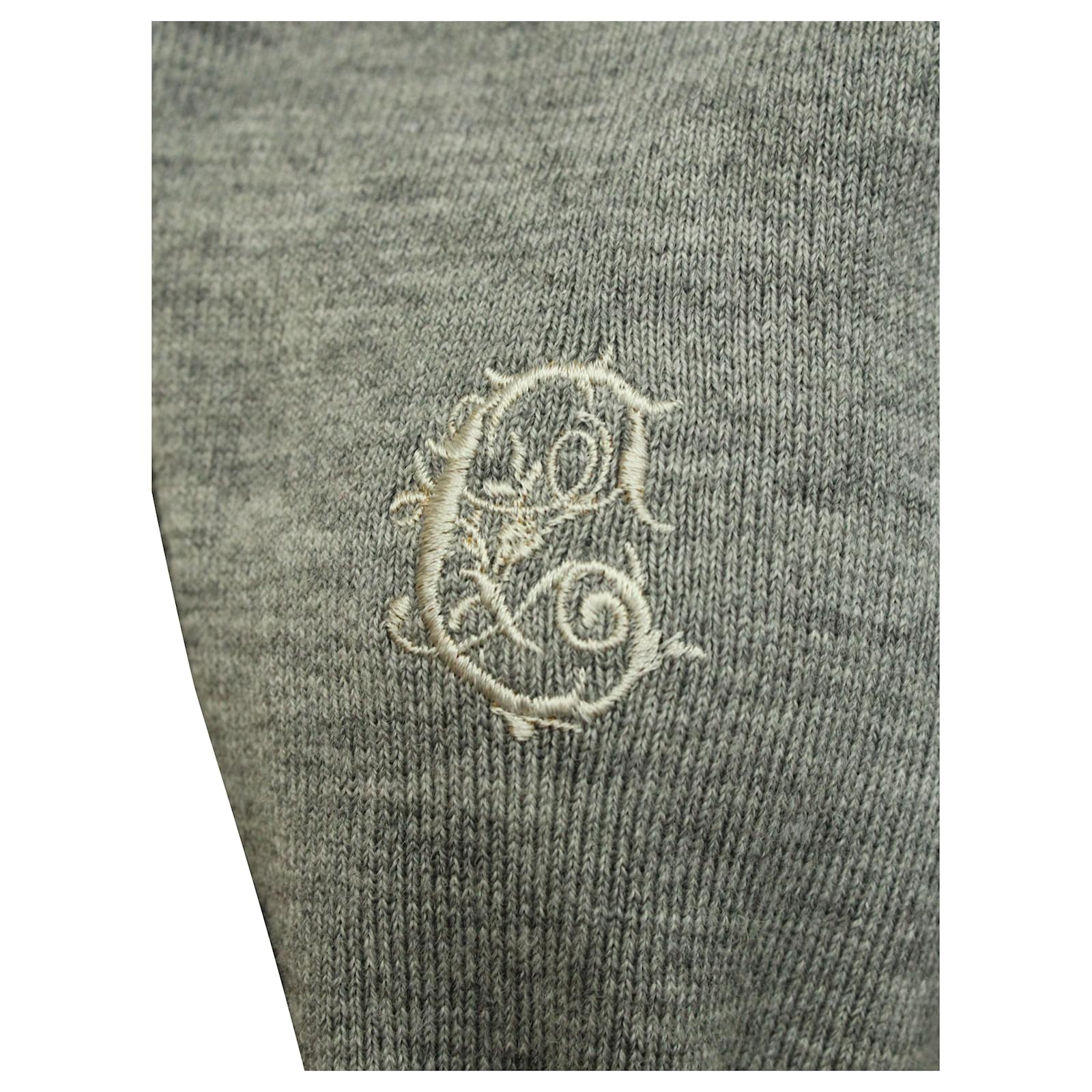 Chloé Chloe Col Roulé avec Pull à Col Trou de Clé en Laine Grise ref ...