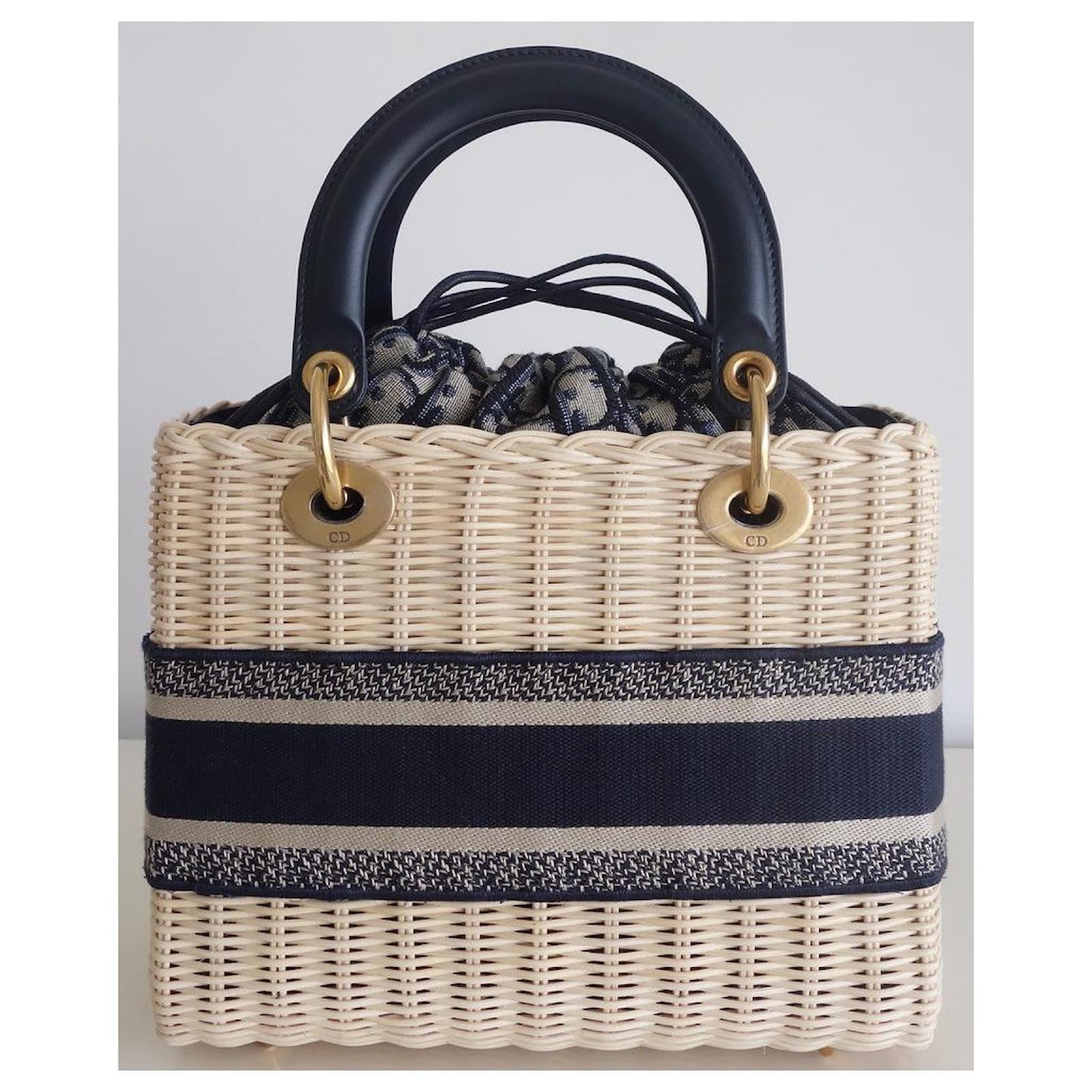 DIOR WICKER BASKET BAG  Bags Dior Luxury bags