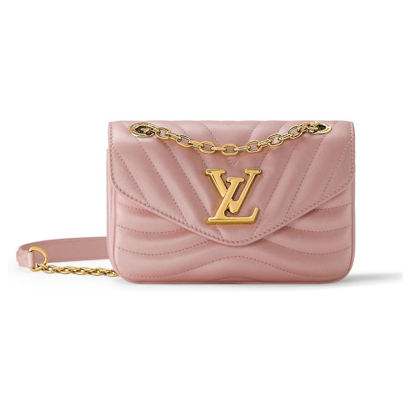 Louis Vuitton LV New Wave PM Chain bag Pink Leather ref.691230 - Joli Closet