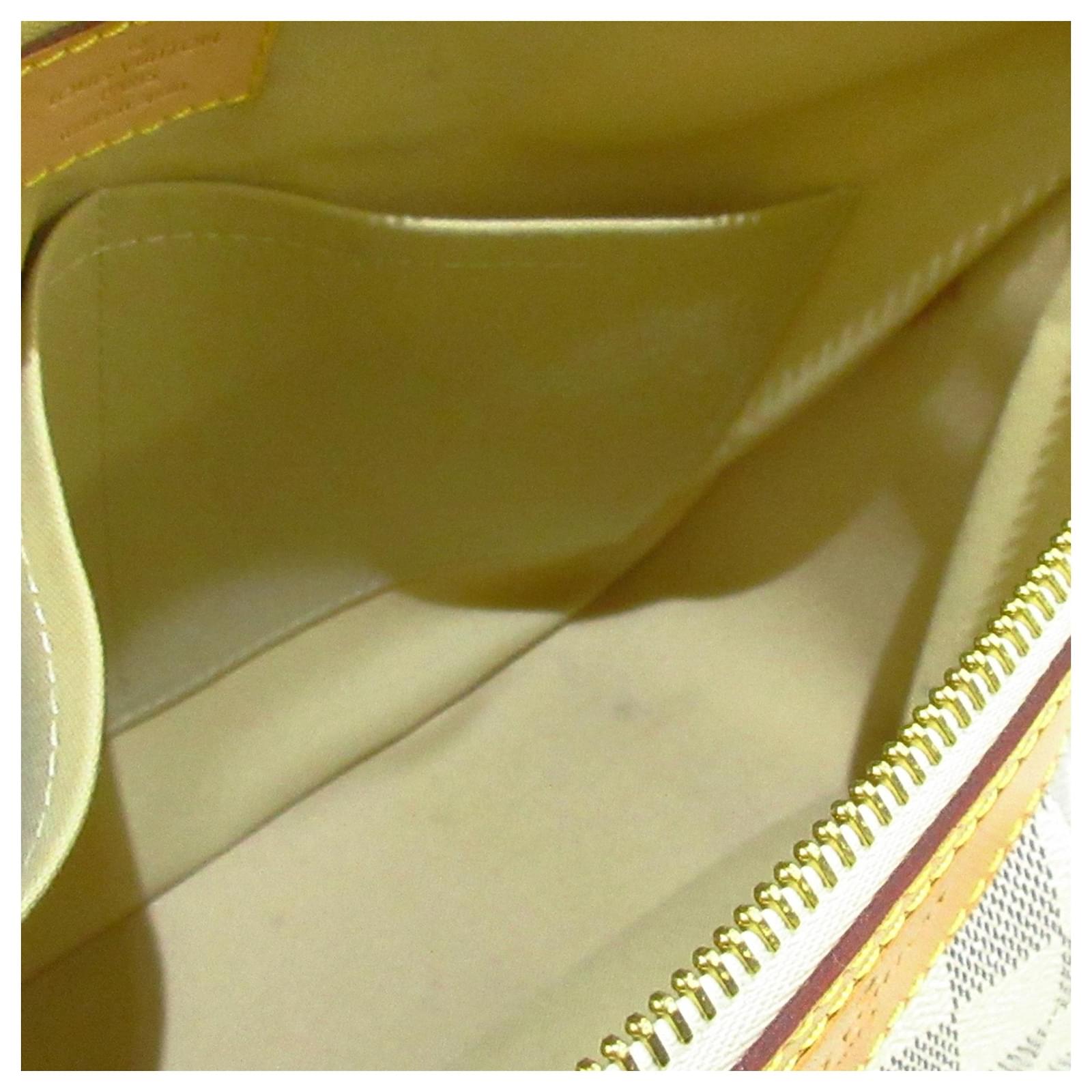 Louis Vuitton White Damier Azur Siracusa PM Cloth ref.991028 - Joli Closet