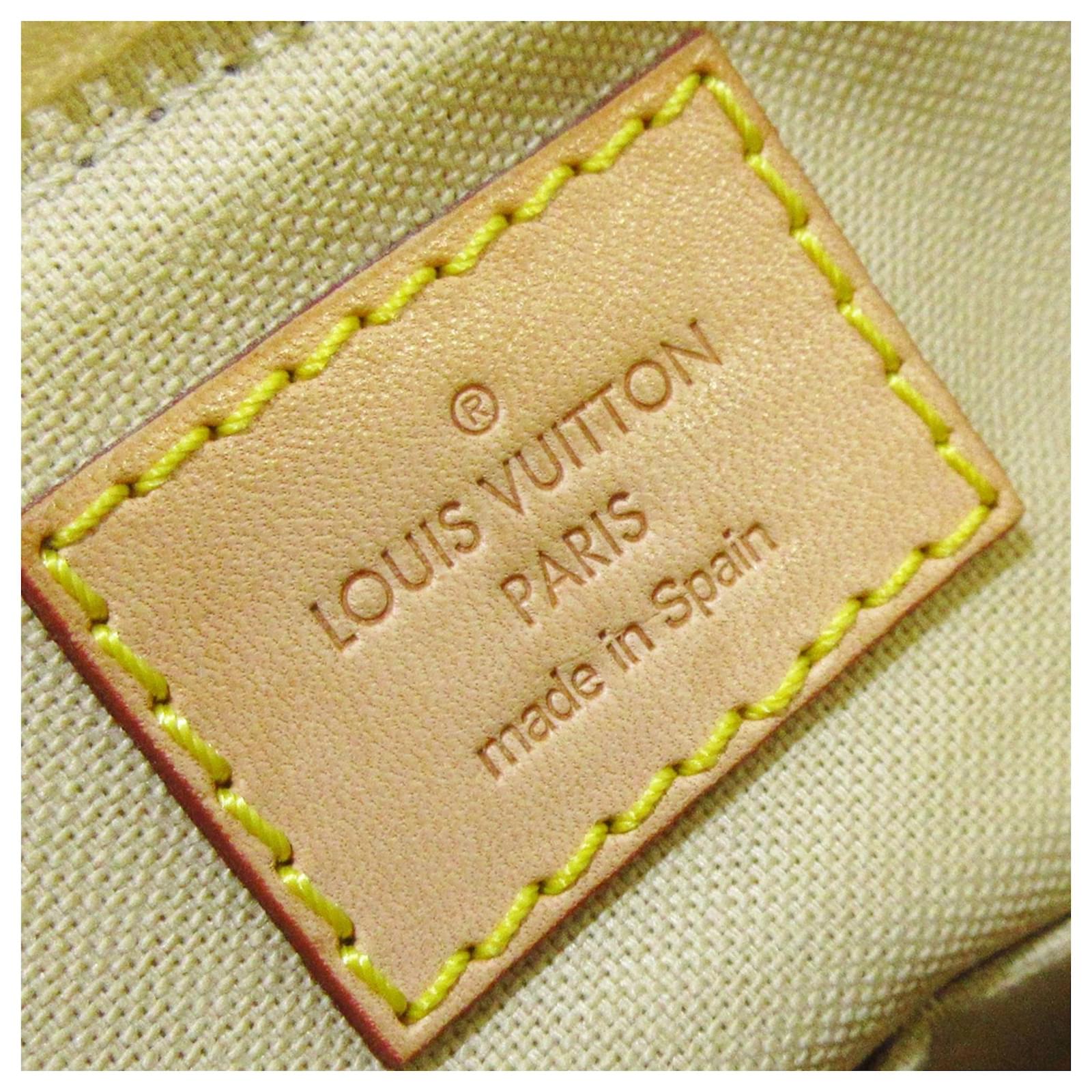 Louis Vuitton White Damier Azur Siracusa PM Cloth ref.691393