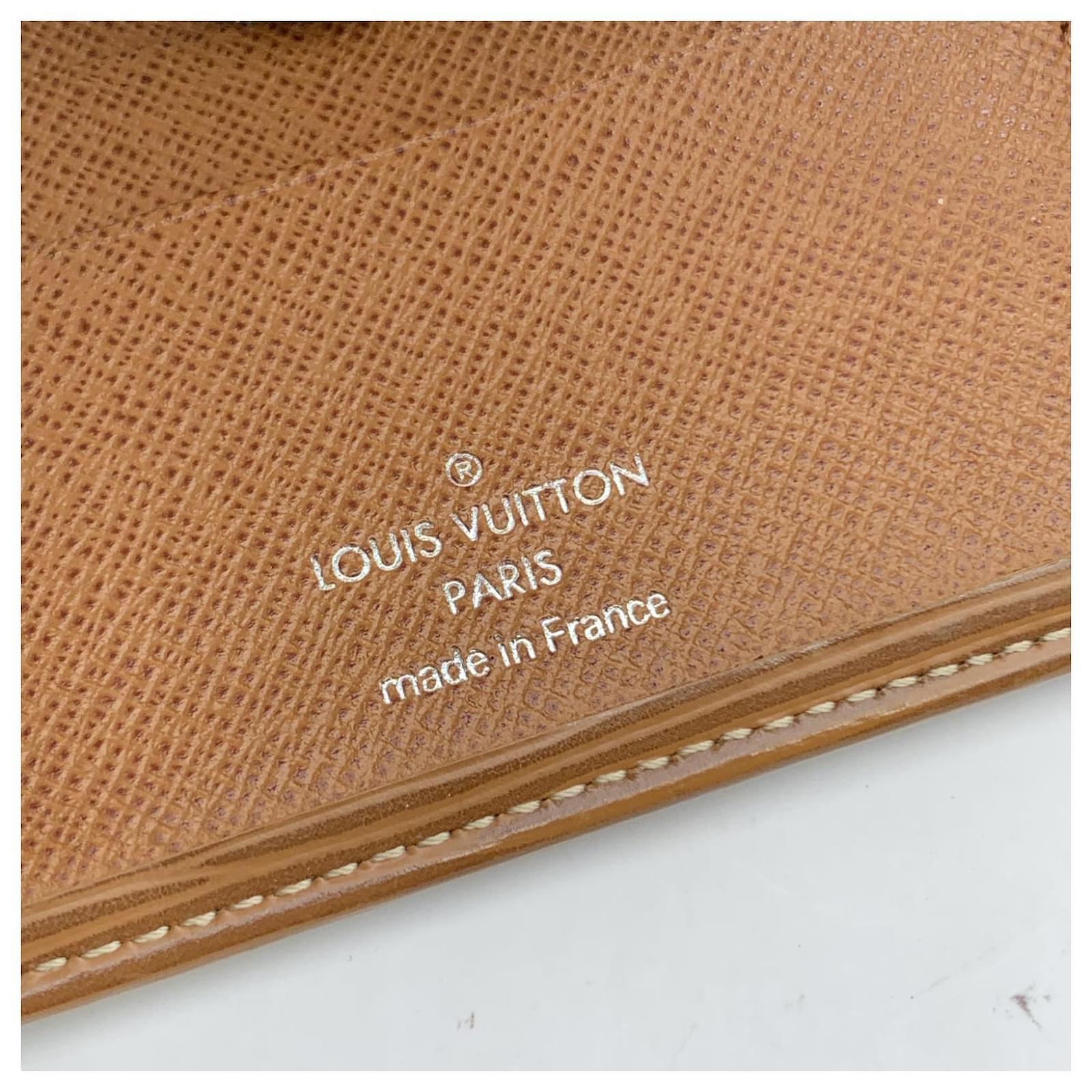 Louis Vuitton Beige Epi Leather Bifold Credit Card Wallet Coin