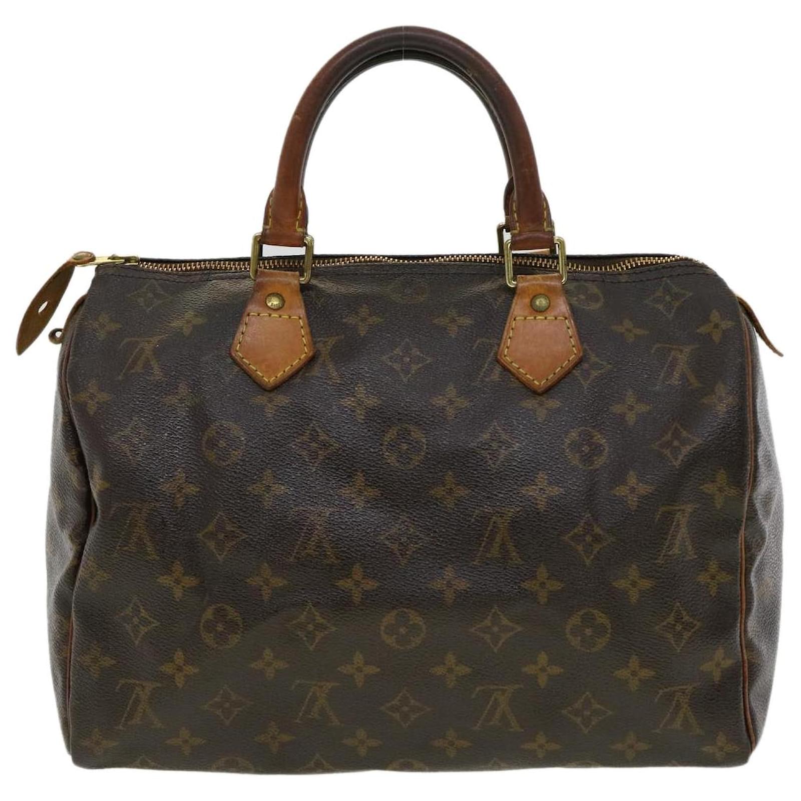 Louis Vuitton Monogram Speedy 30 Hand Bag M41526 LV Auth rd5309