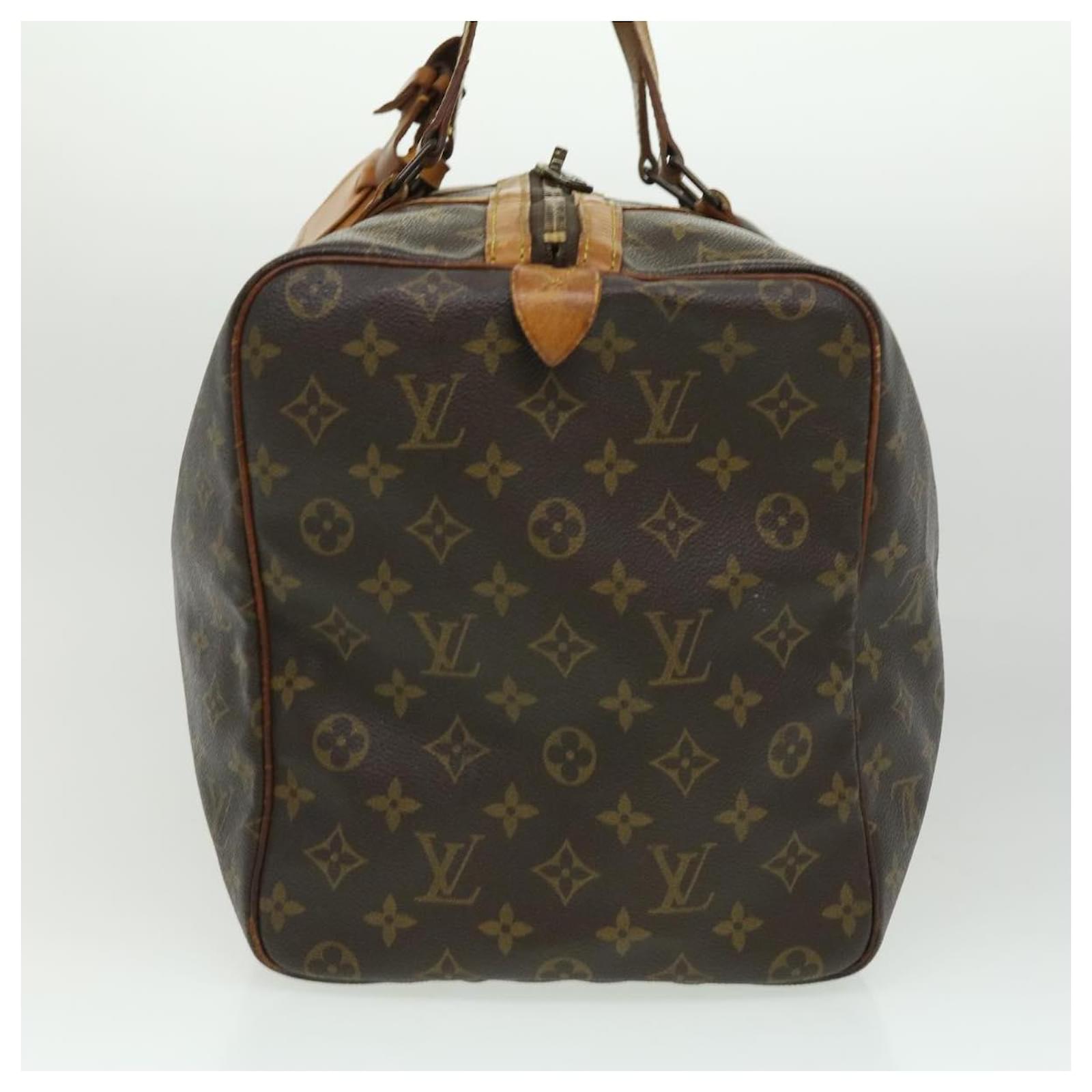 Louis Vuitton Monogram Sac Plat Hand Bag M51140 Lv Auth Jk2215