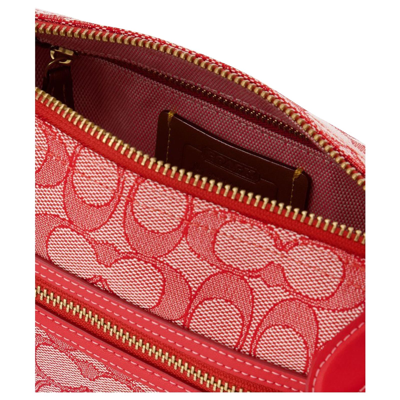 Demi Hobo Bag - Coach - Sport Red - Jacquard ref.JC692924 (Sold 