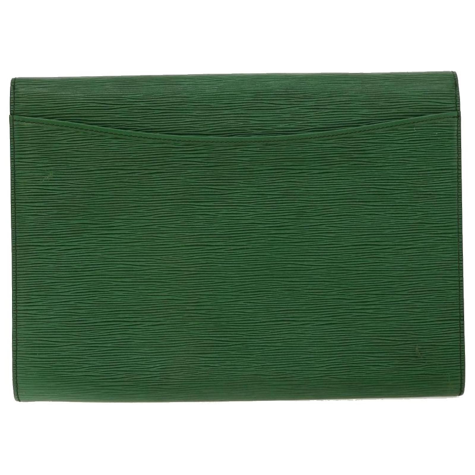 LOUIS VUITTON EPI SMALL GREEN CLUTCH BAG – Ubeauty fashion.com