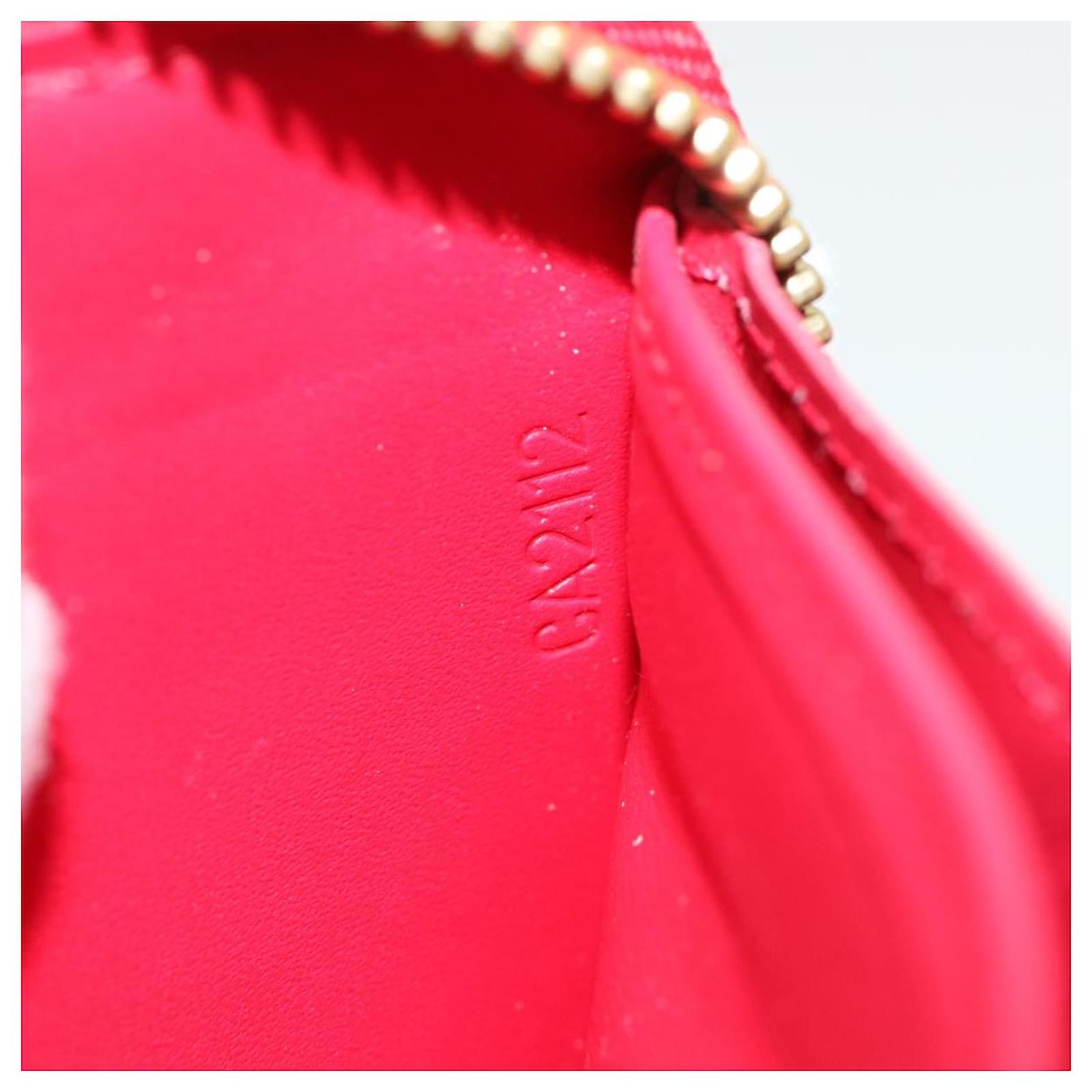 LOUIS VUITTON Vernis Yayoi Kusama Zippy Wallet Long Wallet Rouge M91572  AR7837 Red Patent leather ref.693572 - Joli Closet