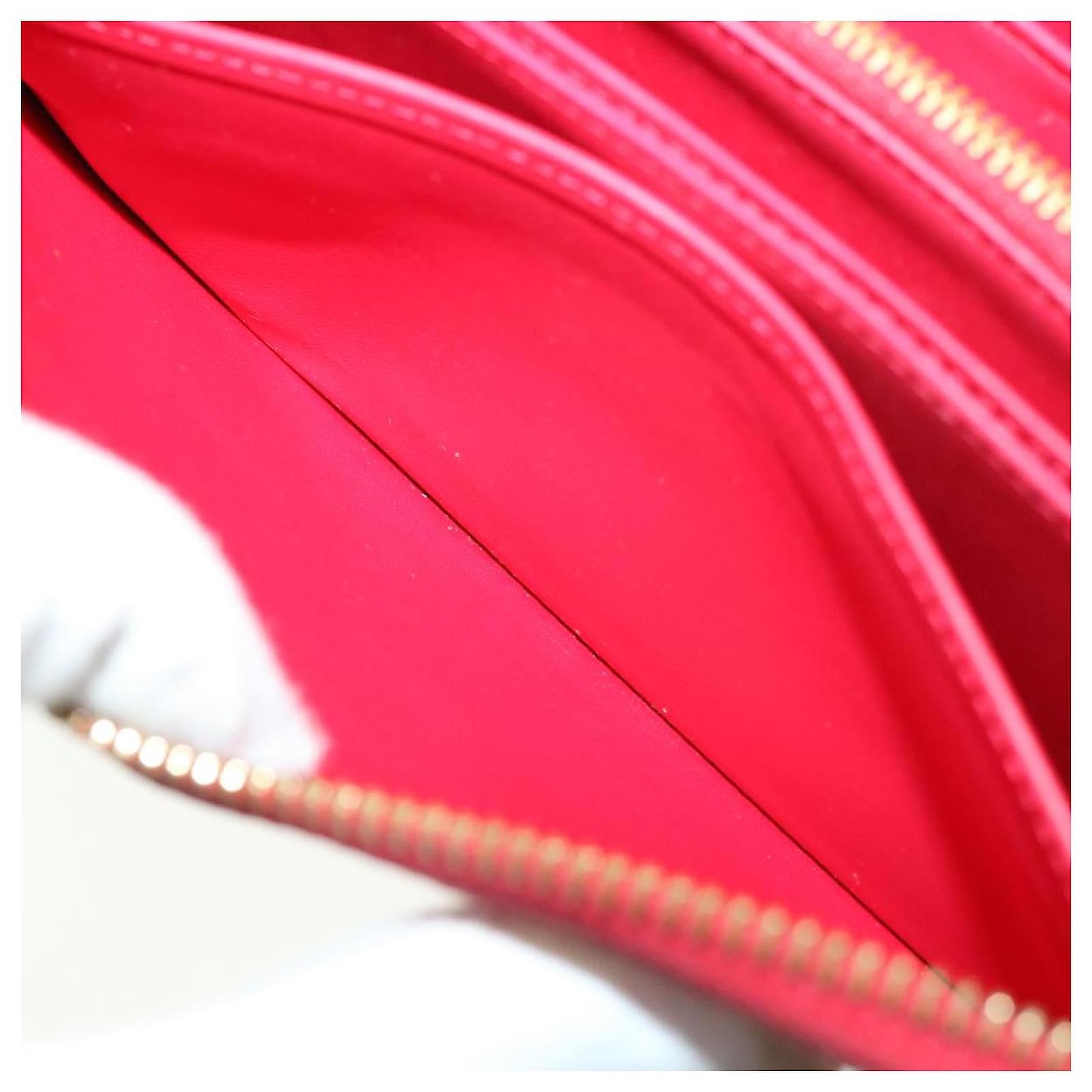 LOUIS VUITTON Vernis Yayoi Kusama Zippy Wallet Long Wallet Rouge M91572  AR7837 Red Patent leather ref.693572 - Joli Closet