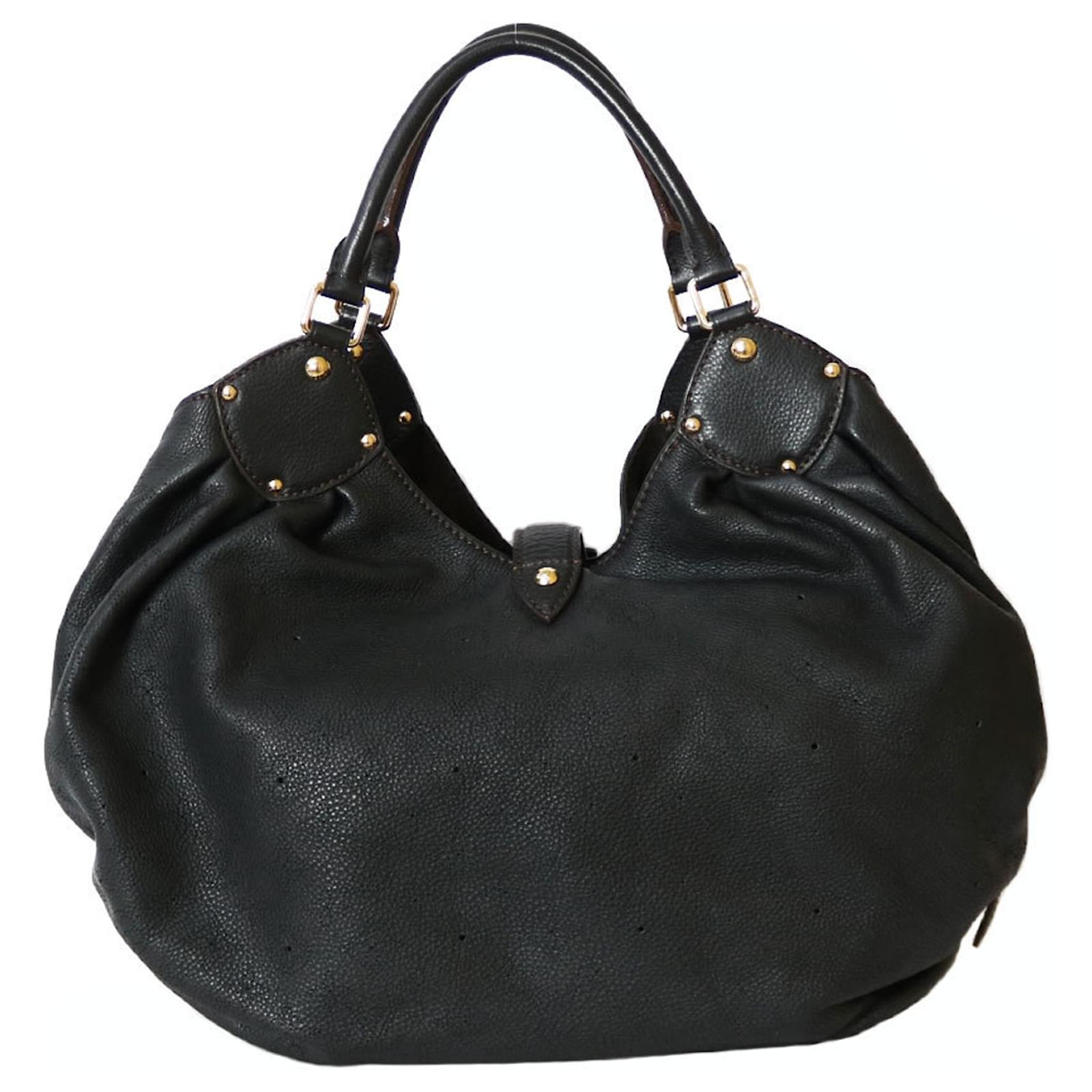 Mahina leather handbag Louis Vuitton Black in Leather - 37428019