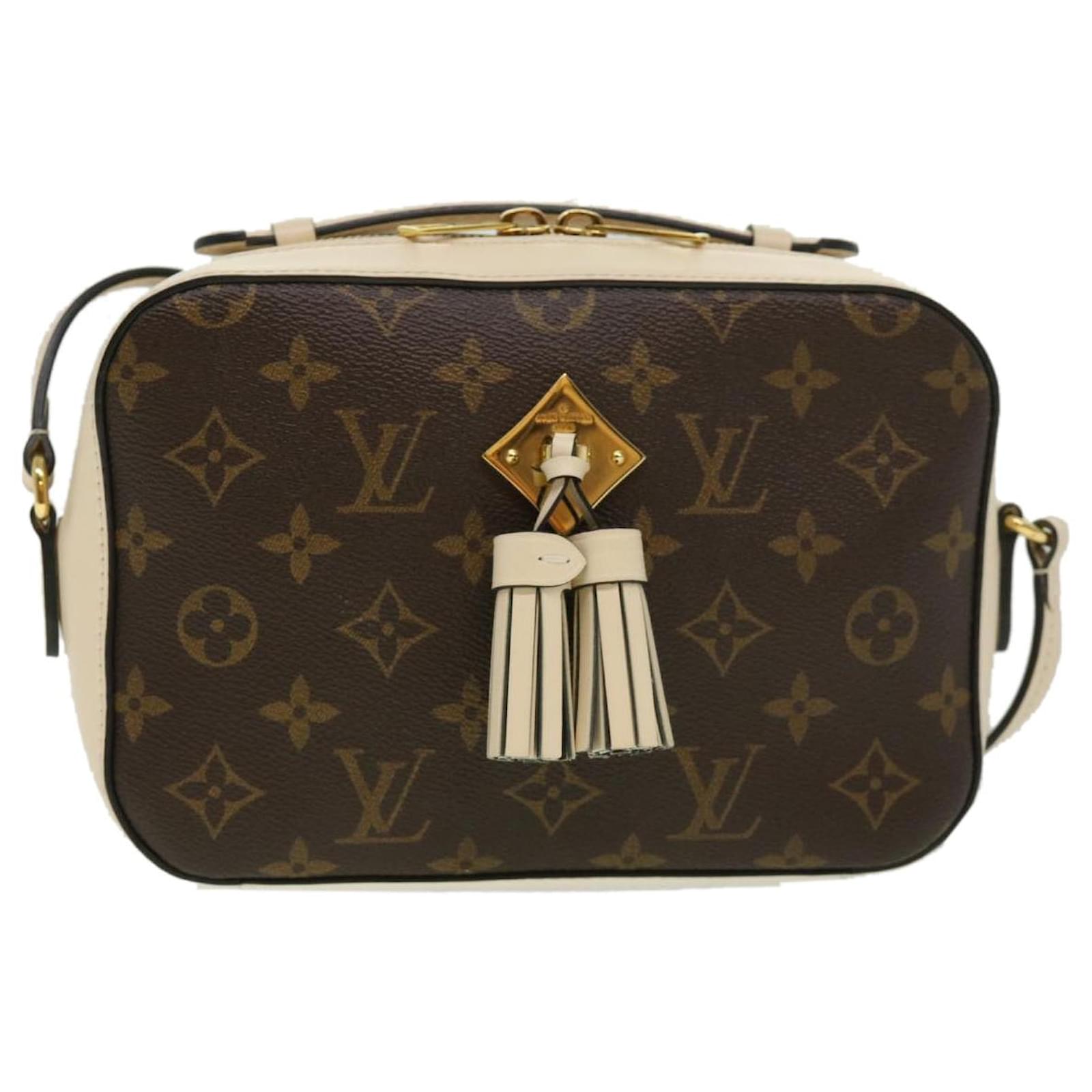 LOUIS VUITTON Monogram Saintonge Shoulder Bag White M43559 LV Auth 32328  Cloth ref.695619 - Joli Closet