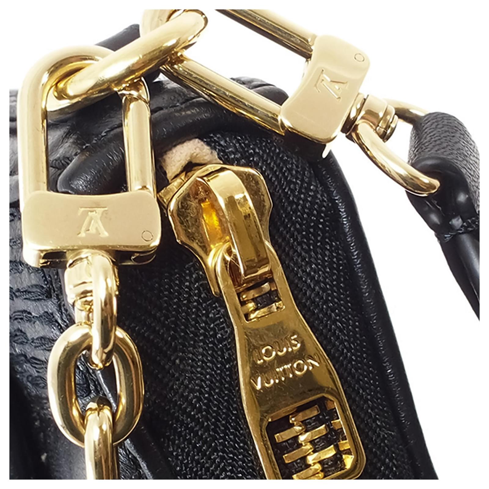 Louis Vuitton Black Troca PM Leather Pony-style calfskin ref