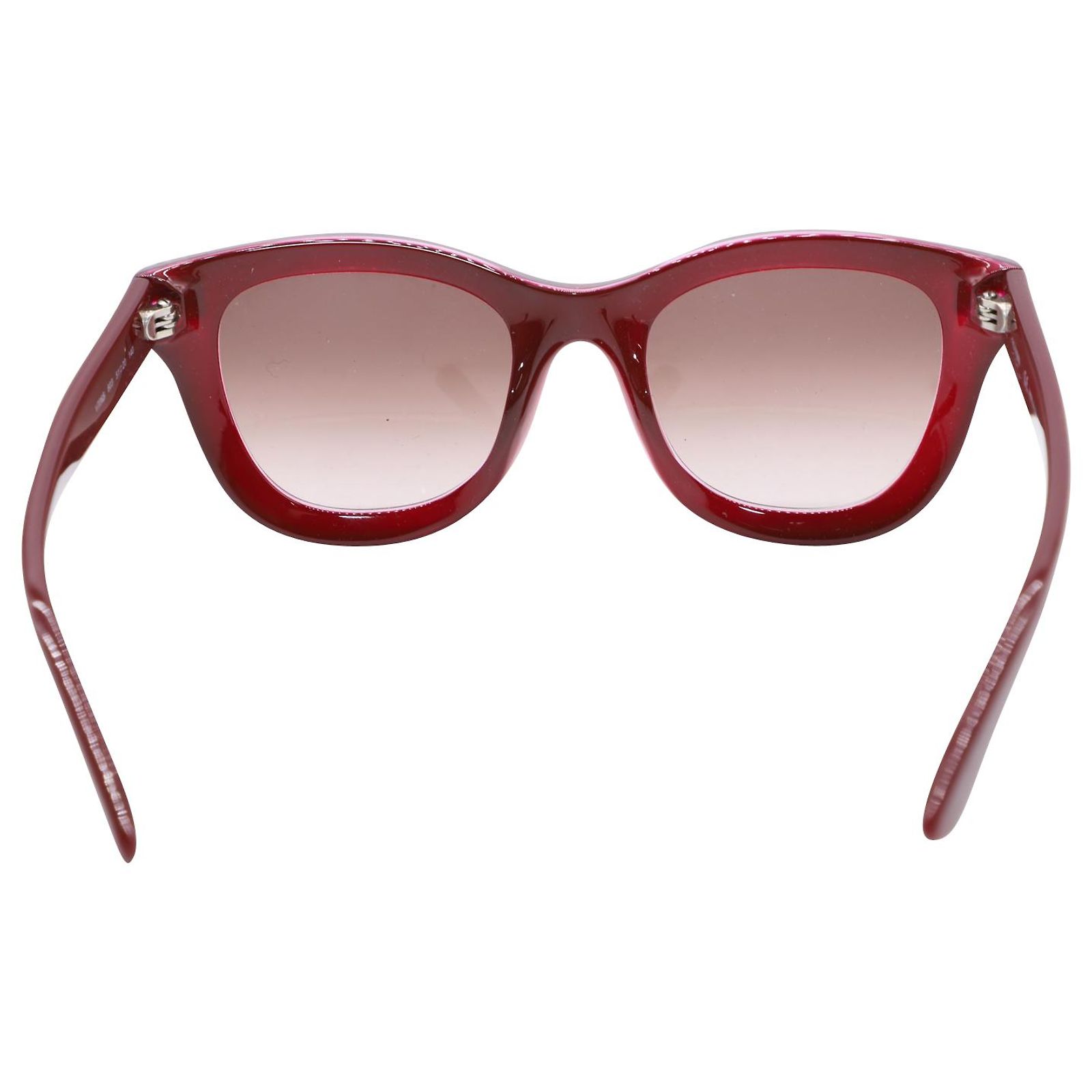 Valentino Garavani Rockstudded Sunglasses in Burgundy  display picture 1