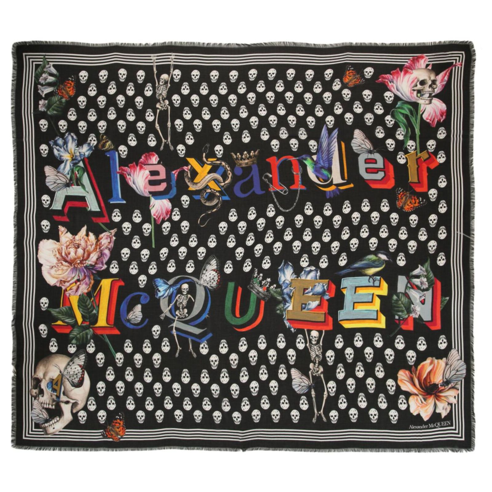 Foulard Shemagh Mil-Tec Motif Tête De Mort - 100% Coton, Unisexe Adulte - Neuf Avec étiquettes