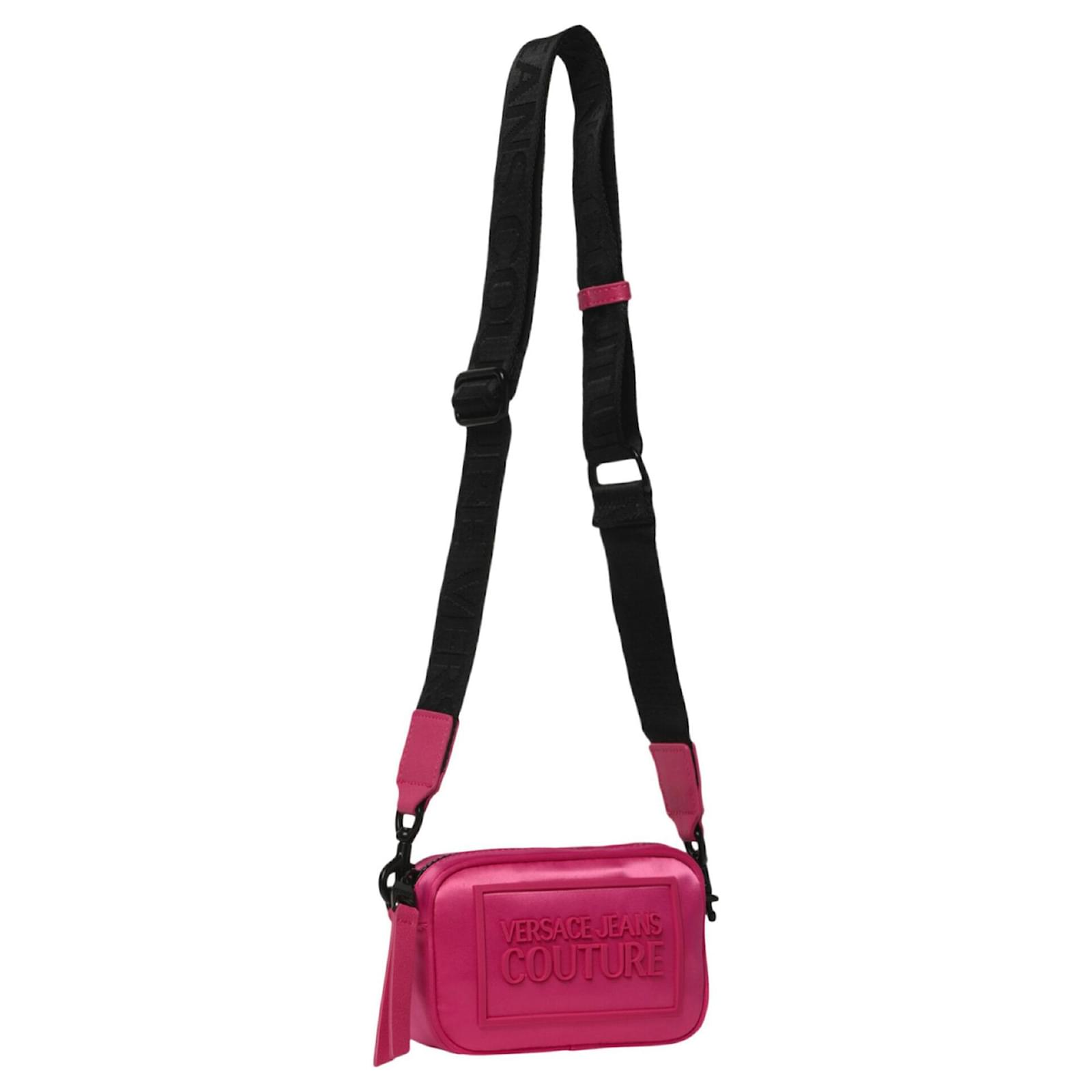 Autre Marque Versace Jeans Couture Rubber Logo Shoulder Bag Pink Plastic  Polyurethane ref.696929 - Joli Closet