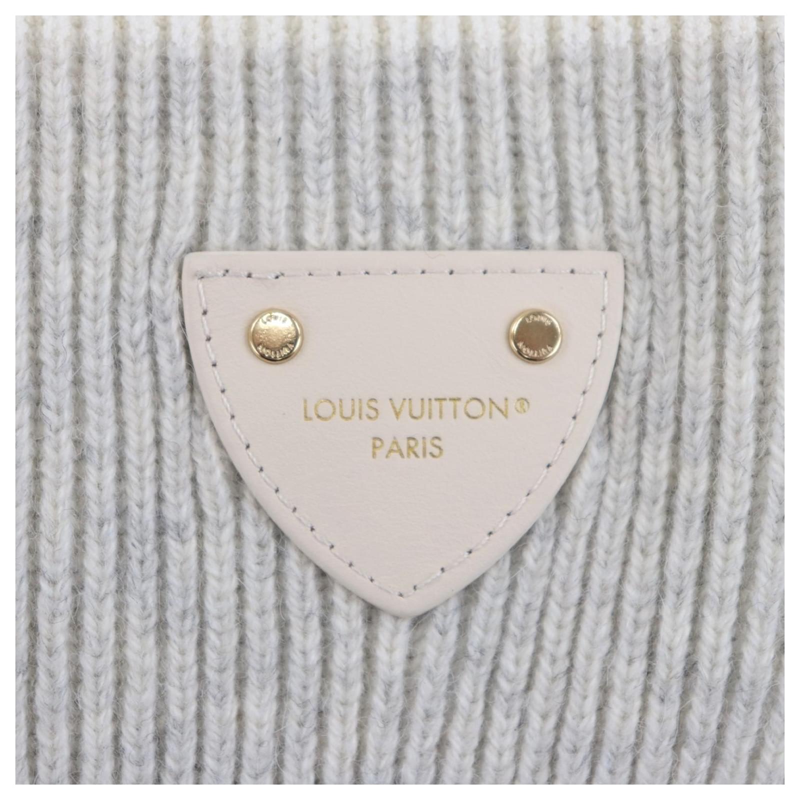 Louis Vuitton Knit Sweater Grey Cotton Wool ref.698319 - Joli Closet
