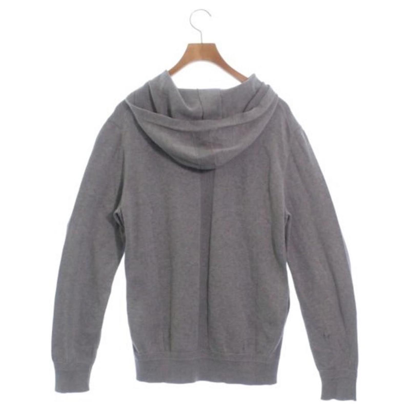 Louis Vuitton Knit Sweater Grey Cotton Wool ref.698319 - Joli Closet