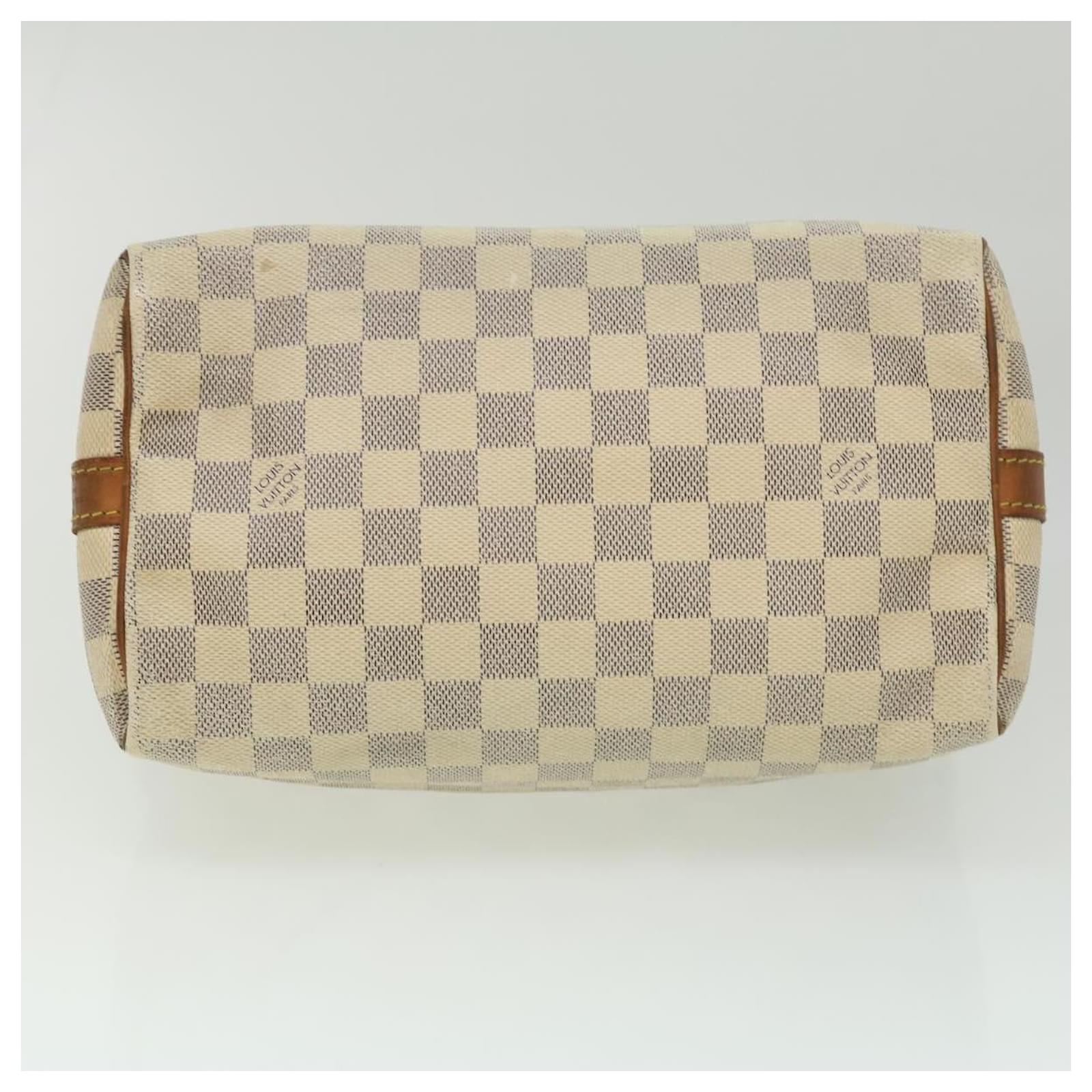 LOUIS VUITTON Damier Azur Speedy Bandouliere 25 Hand Bag N41374 LV Auth  32436 ref.698574 - Joli Closet