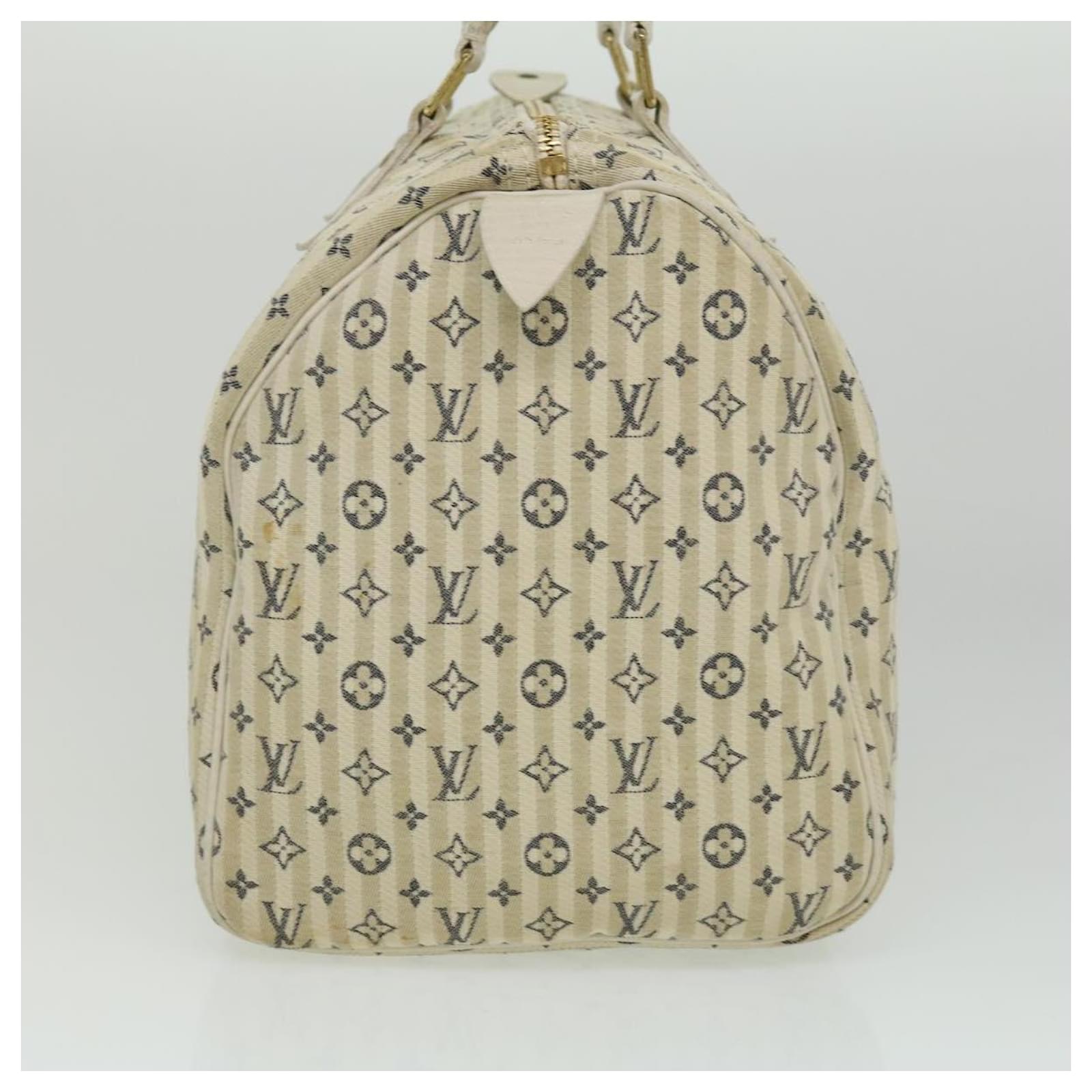 Auth Louis Vuitton Monogram Minilin Speedy 30 Croisette M95500