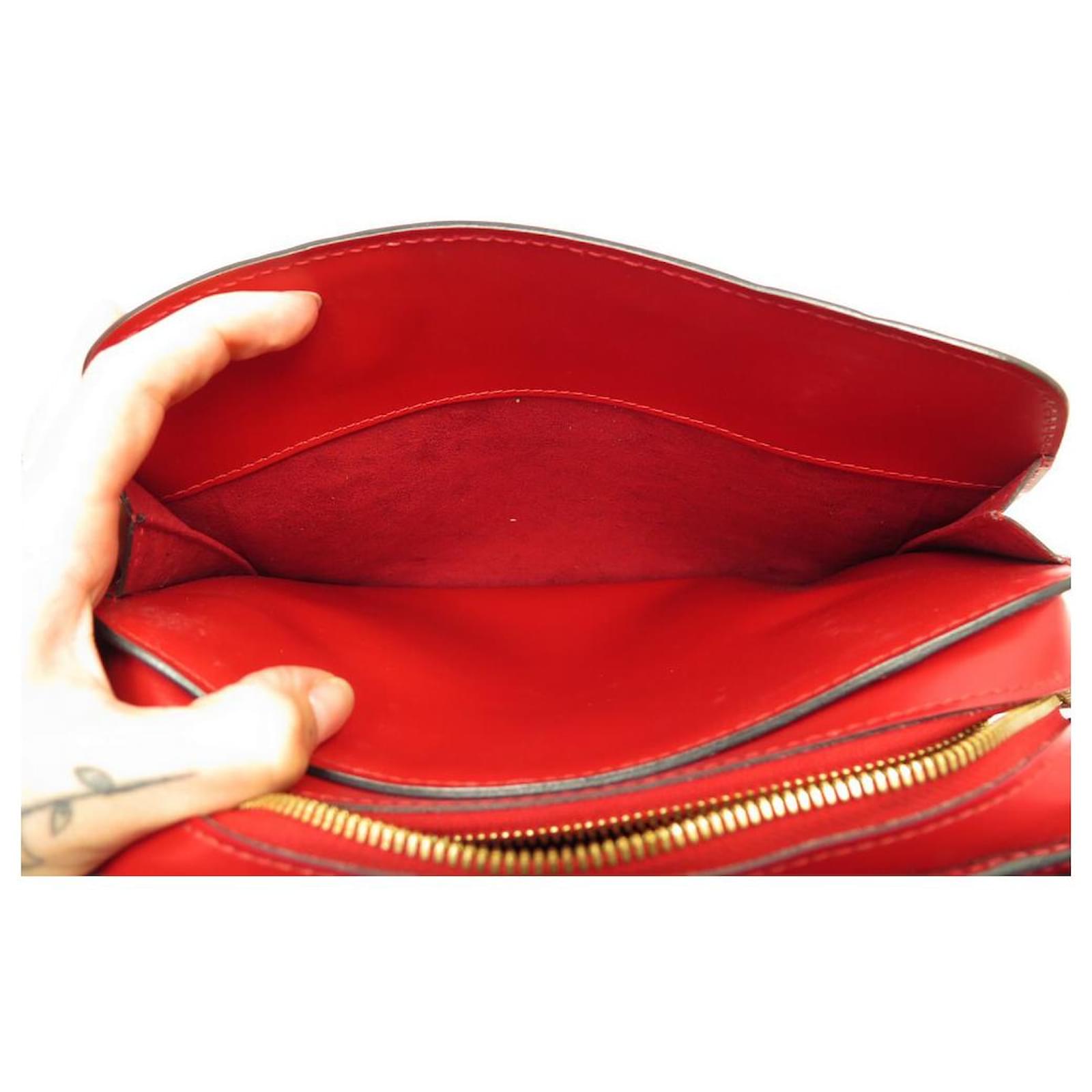 LOUIS VUITTON PONT NEUF PM RED EPI LEATHER HANDBAG RED LEATHER HANDBAG  ref.699548 - Joli Closet