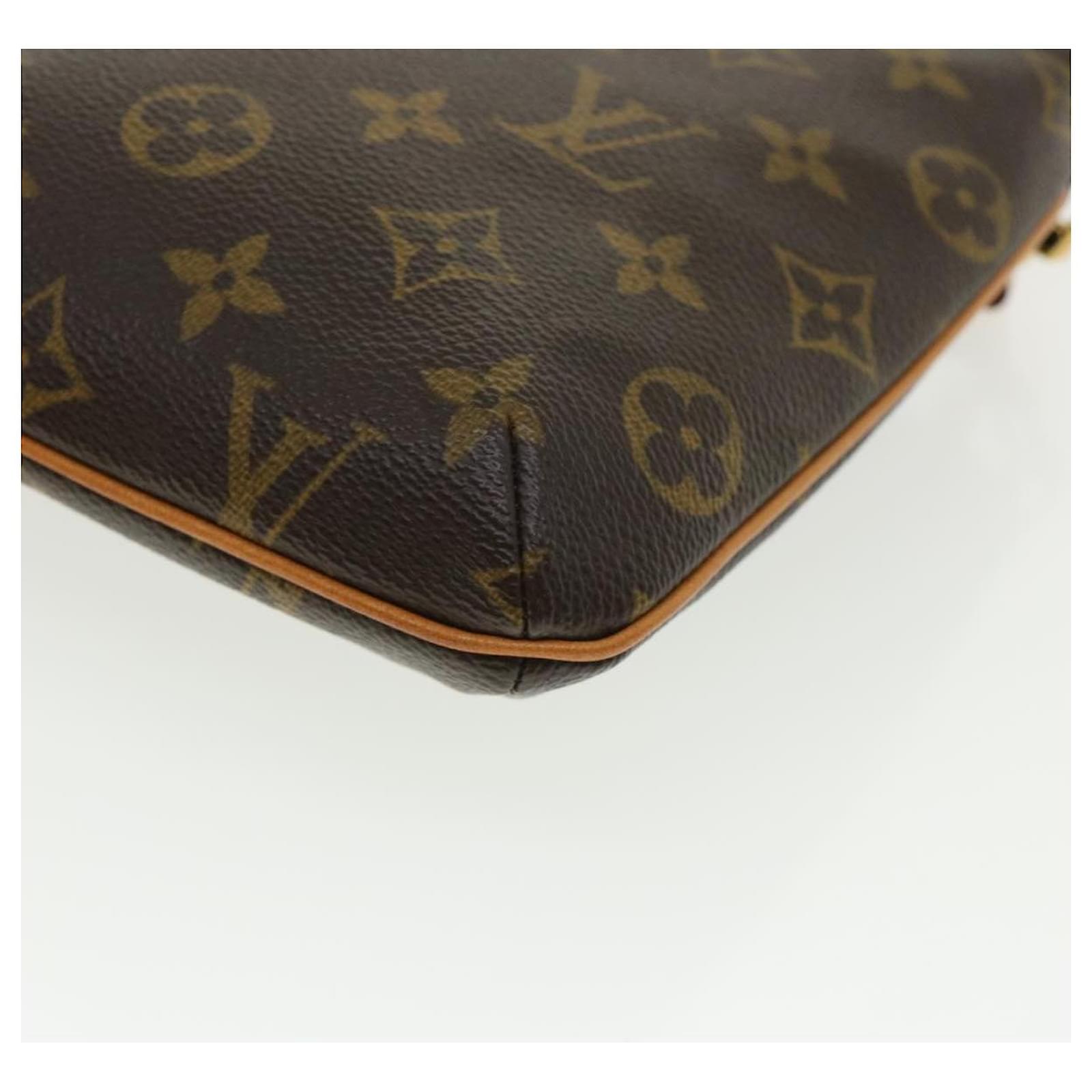 LOUIS VUITTON Monogram Partition Clutch Bag Pouch M51901 LV Auth 30096  Cloth ref.600714 - Joli Closet