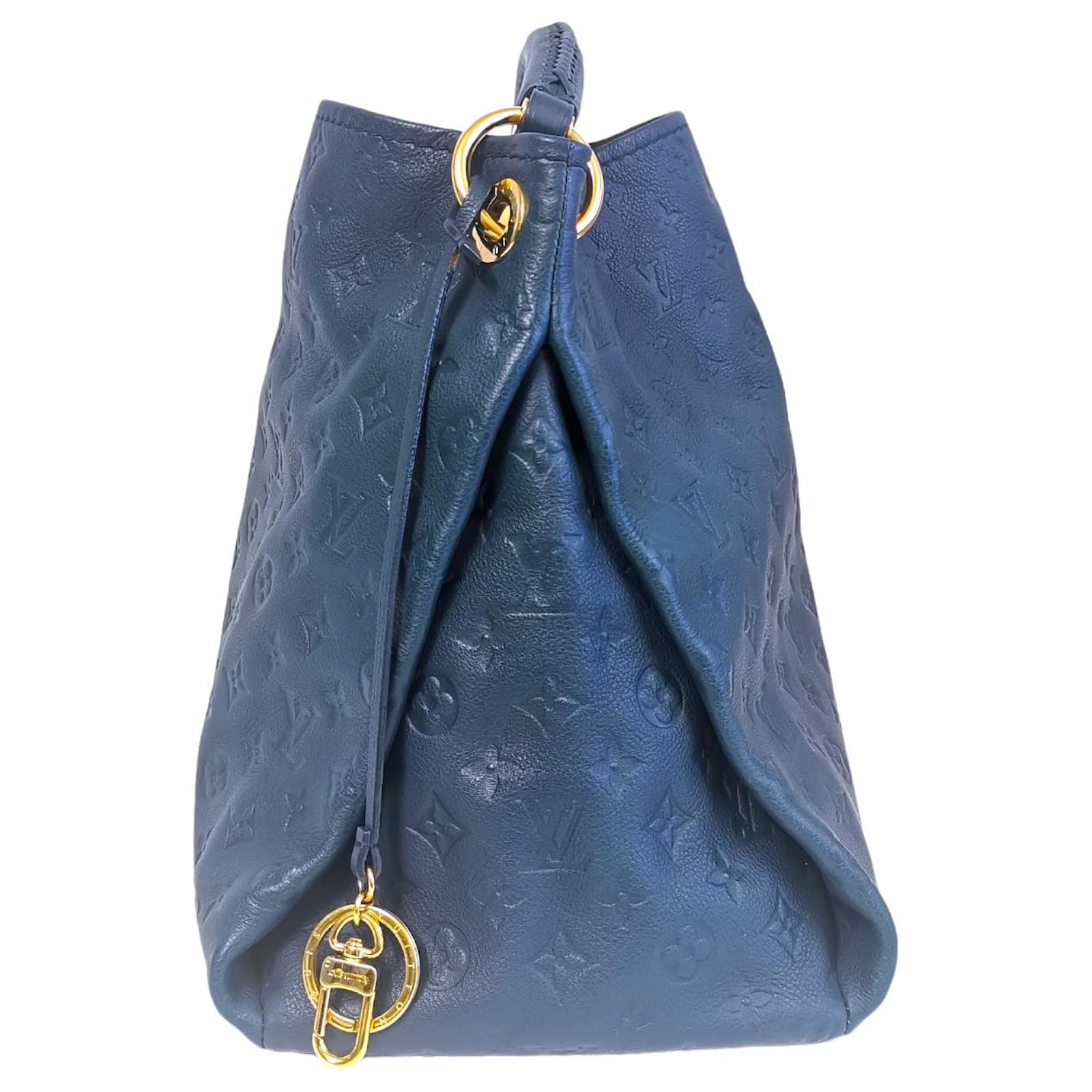 Louis Vuitton Artsy MM Blue Monogram Empreinte Leather ref.700518
