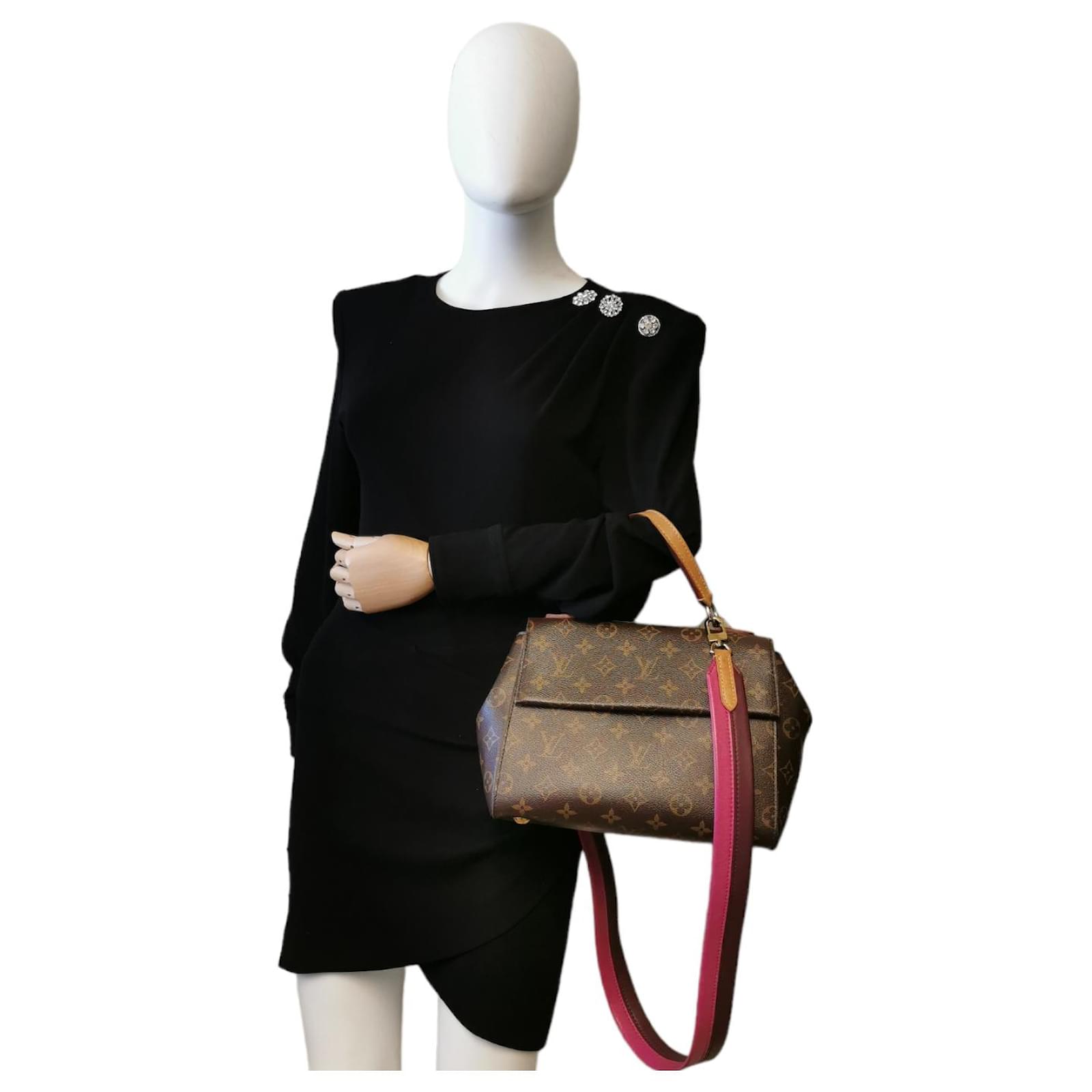 Louis Vuitton Cluny BB Monogram Canvas Brown Leather ref.700520 - Joli  Closet