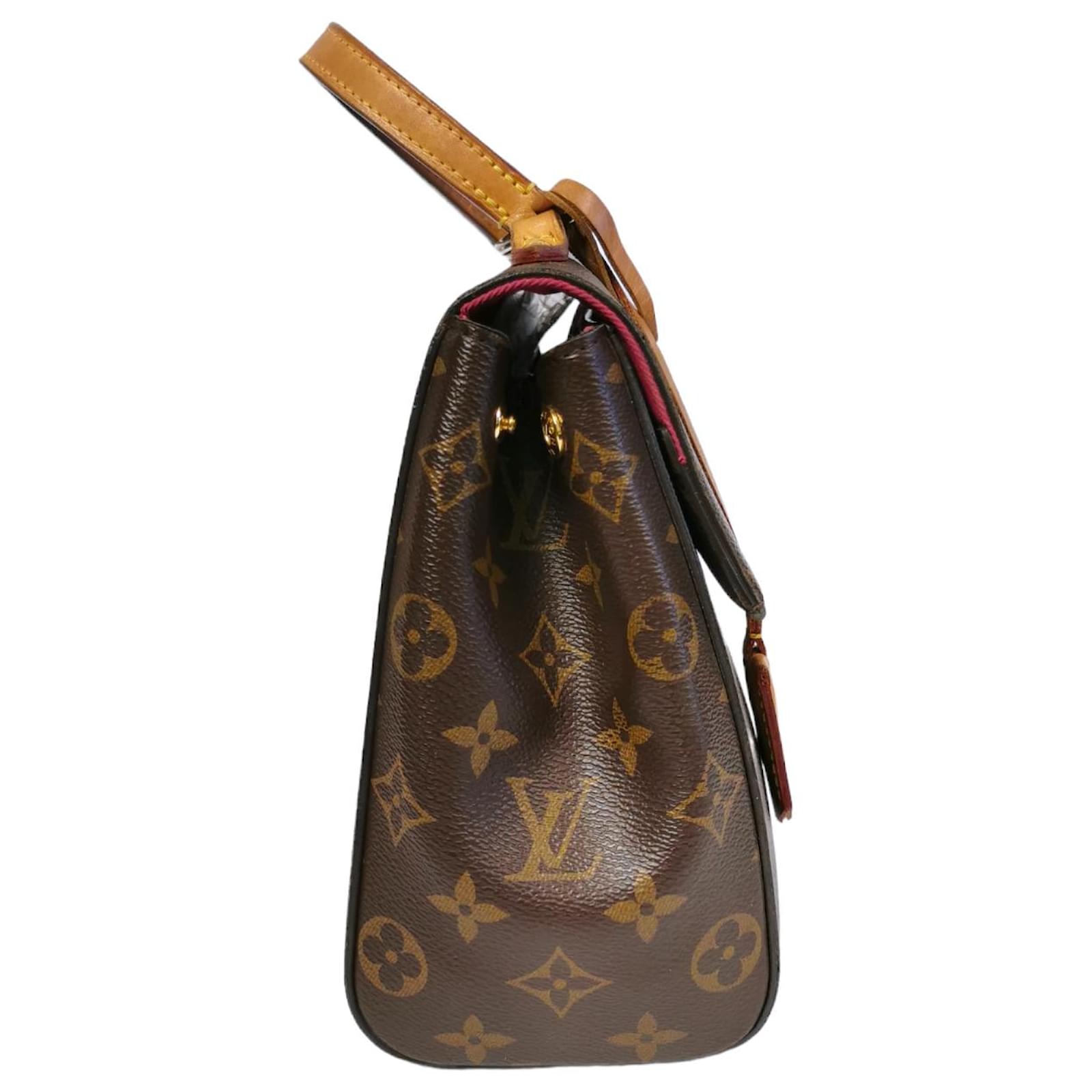 Louis Vuitton Cluny BB Monogram Canvas Brown Leather ref.700520