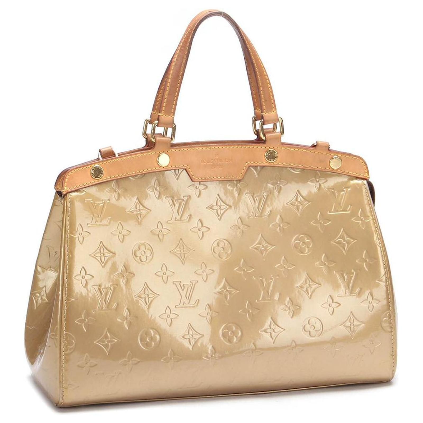 Louis Vuitton Vernis Brea GM Bag Beige Leather ref.700721 - Joli Closet