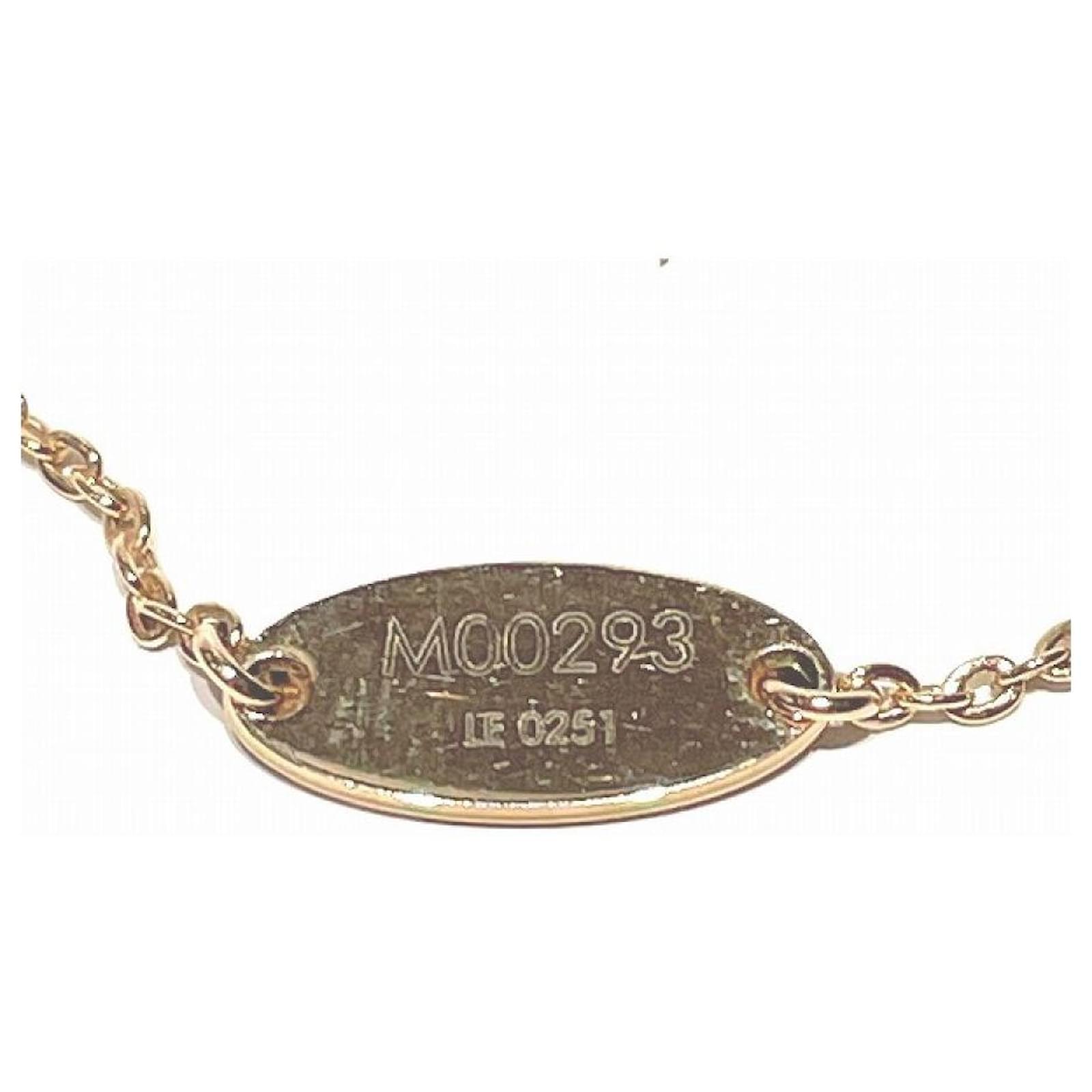 Louis Vuitton Nanogram M00293 Brand Accessories Necklace Ladies Silvery  Pink Golden Pink gold ref.701437 - Joli Closet