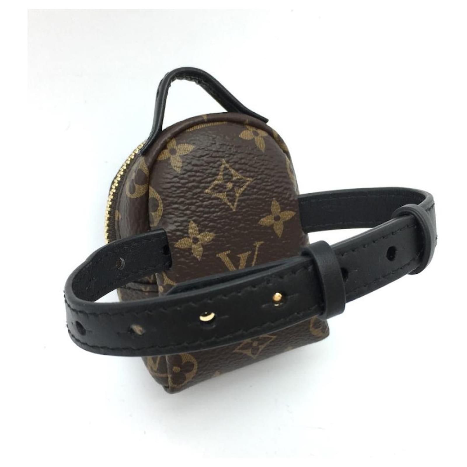 Louis Vuitton Brassle Party Palm Springs Bracelet Monogram Brown Black  Leather ref.701438 - Joli Closet