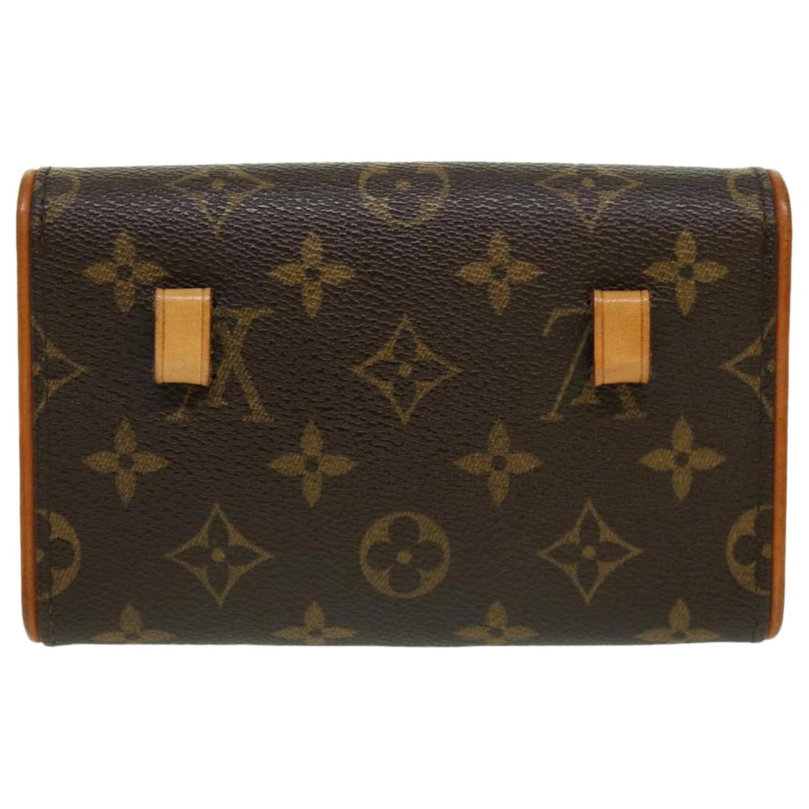 LOUIS VUITTON Monogram Pochette Florentine Waist bag M51855 LV Auth ep076  Cloth ref.701574 - Joli Closet