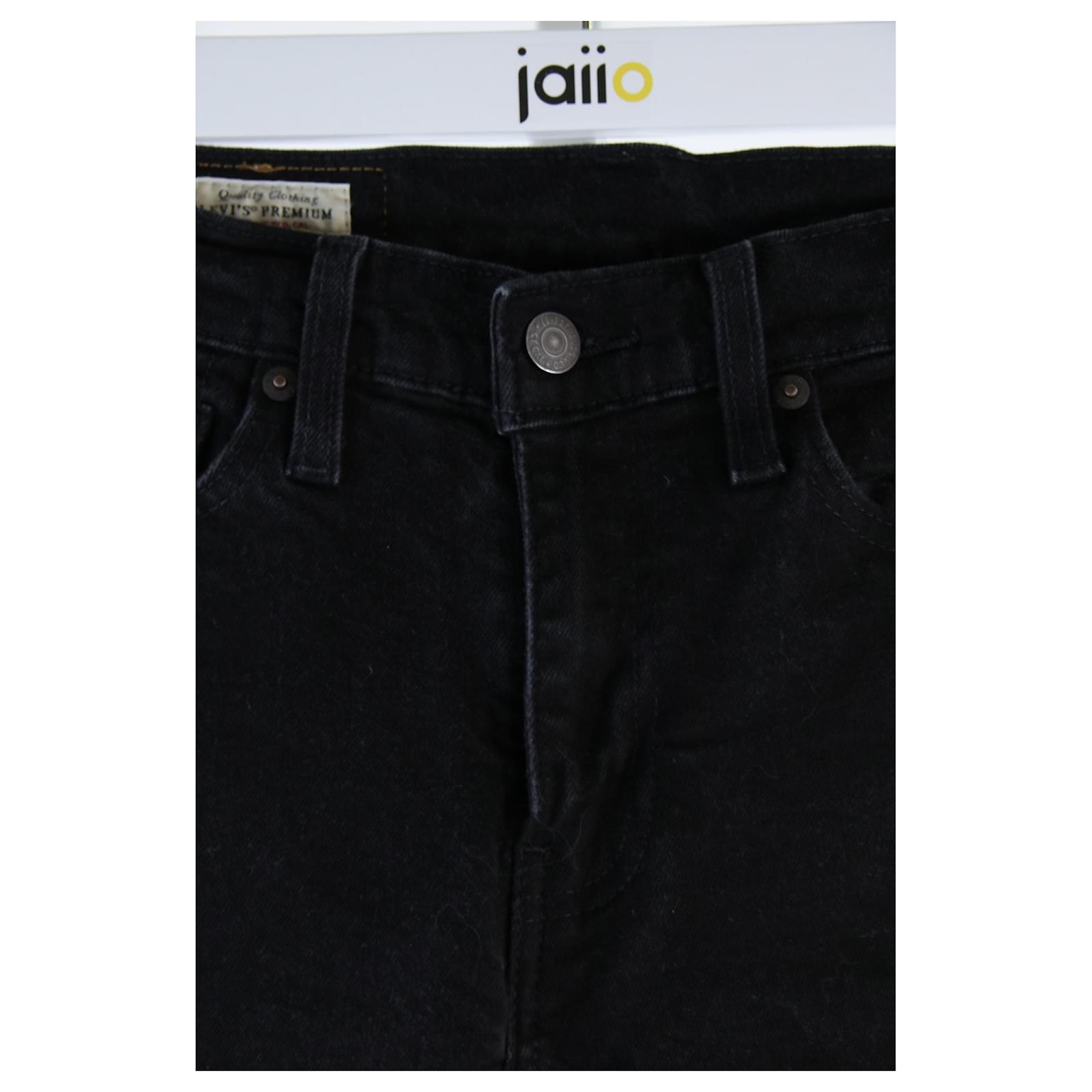 levi-s-jean-levis-38-black-cotton-ref-701688-joli-closet